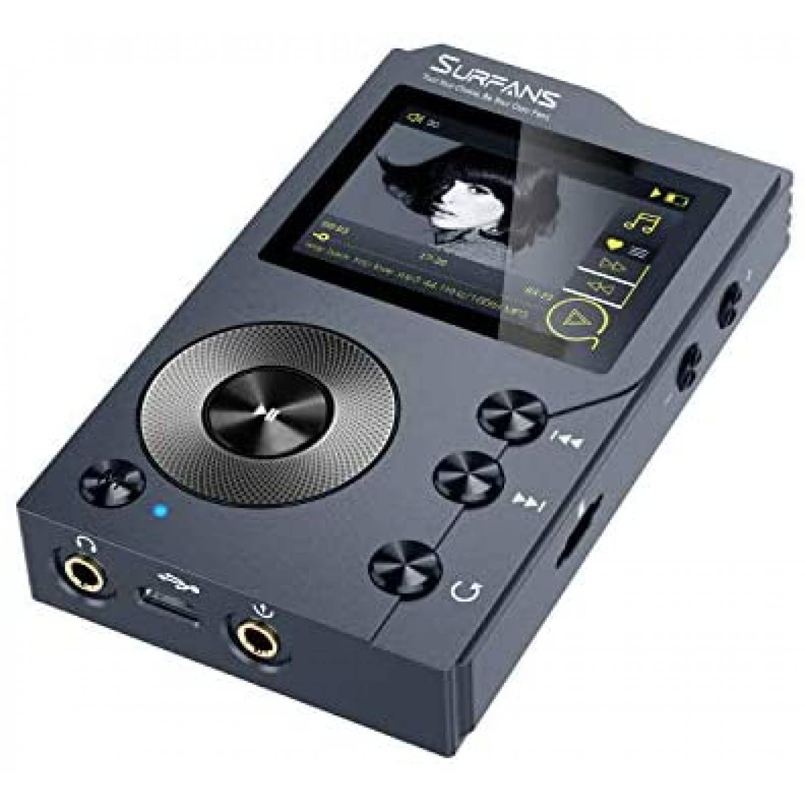 Reproductor HiFi MP3 Surfans F20 256GB USB/Bluetooth -Azul 