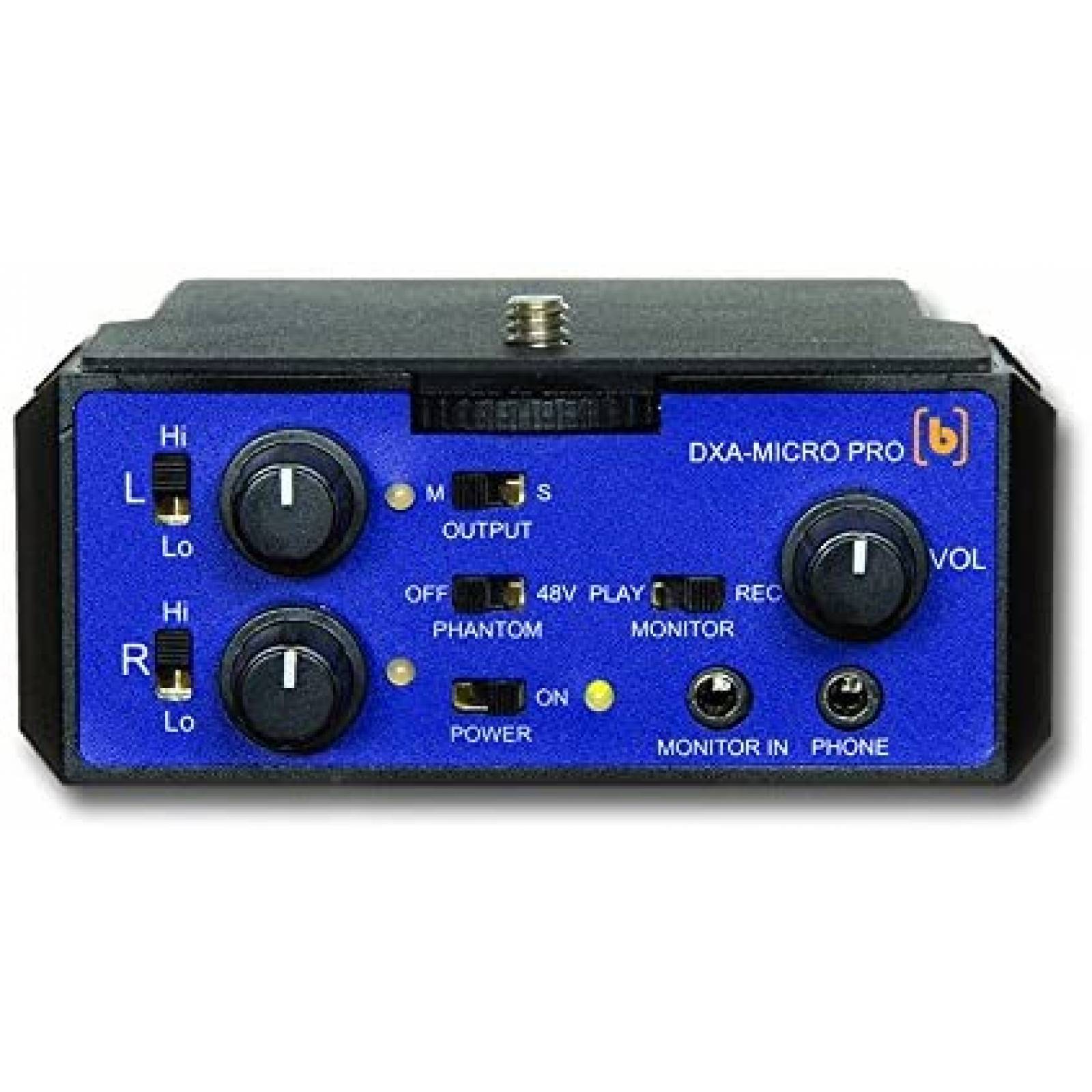Adaptador de Audio Beachtek DXA-MICRO PRO DSLR 30dB -Azul
