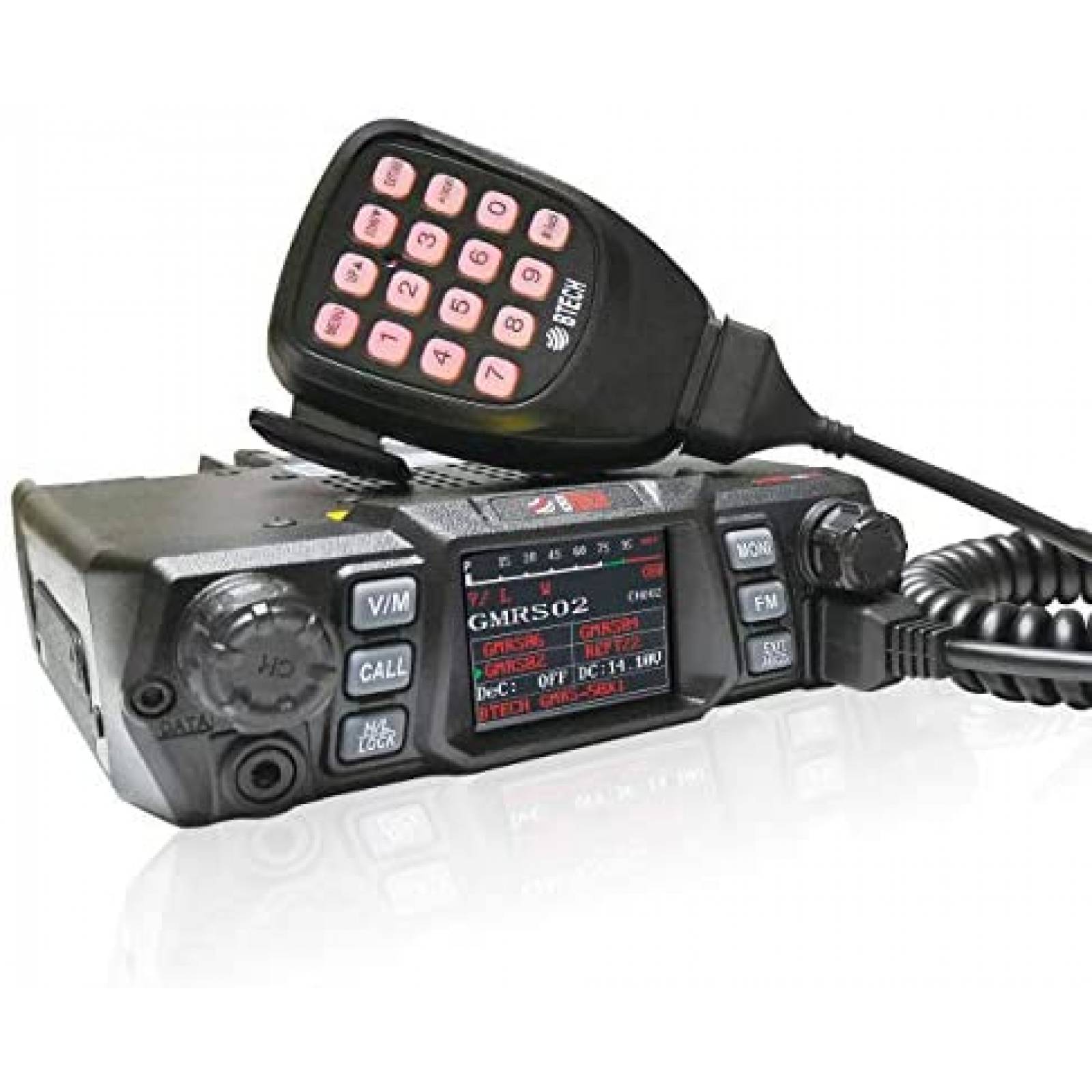 Radio BTECH GMRS-50X1 50W 2 Vías Portátil 136-174.99MHz