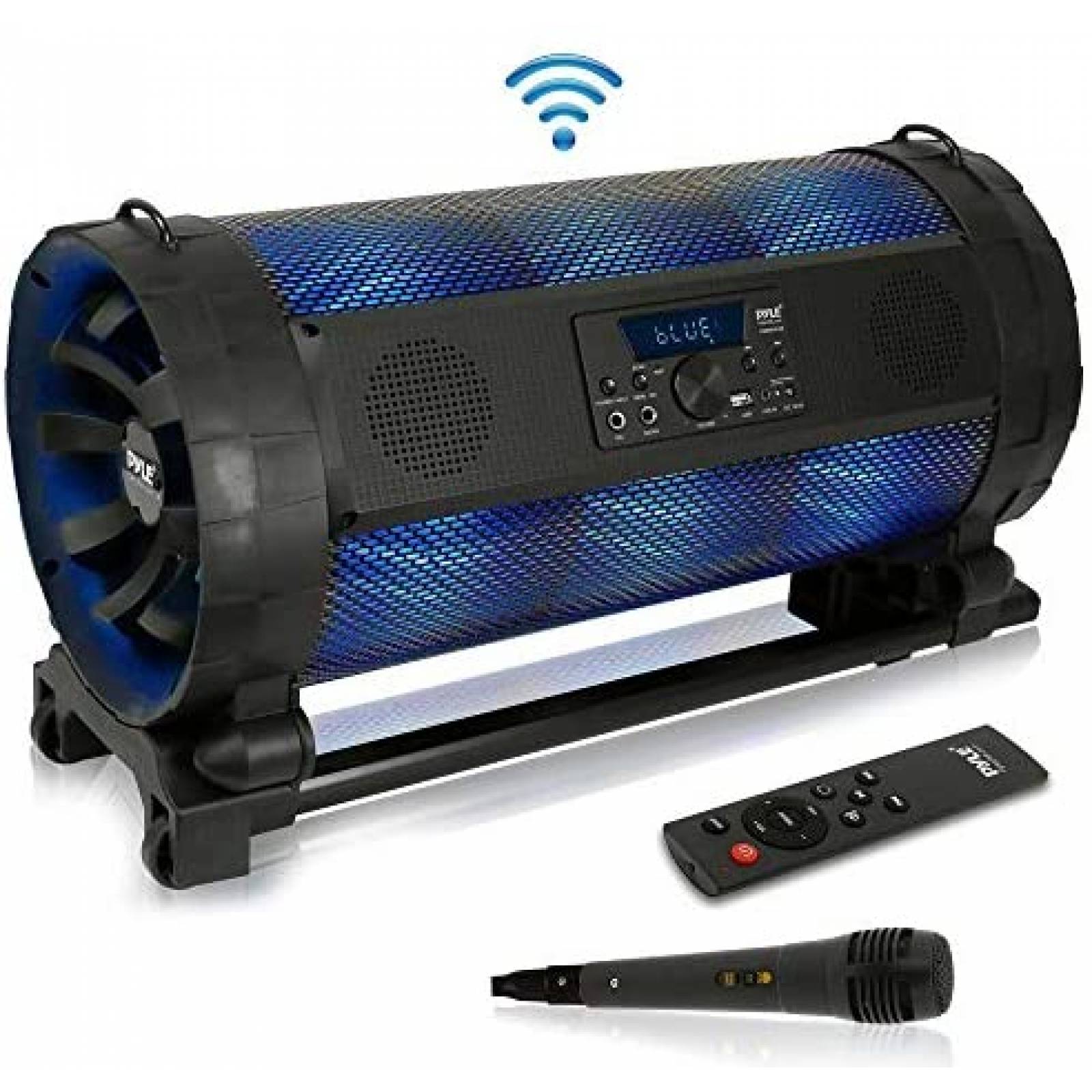 Bocina Pyle Portátil Bluetooth Digital 600 Watts -Negro 