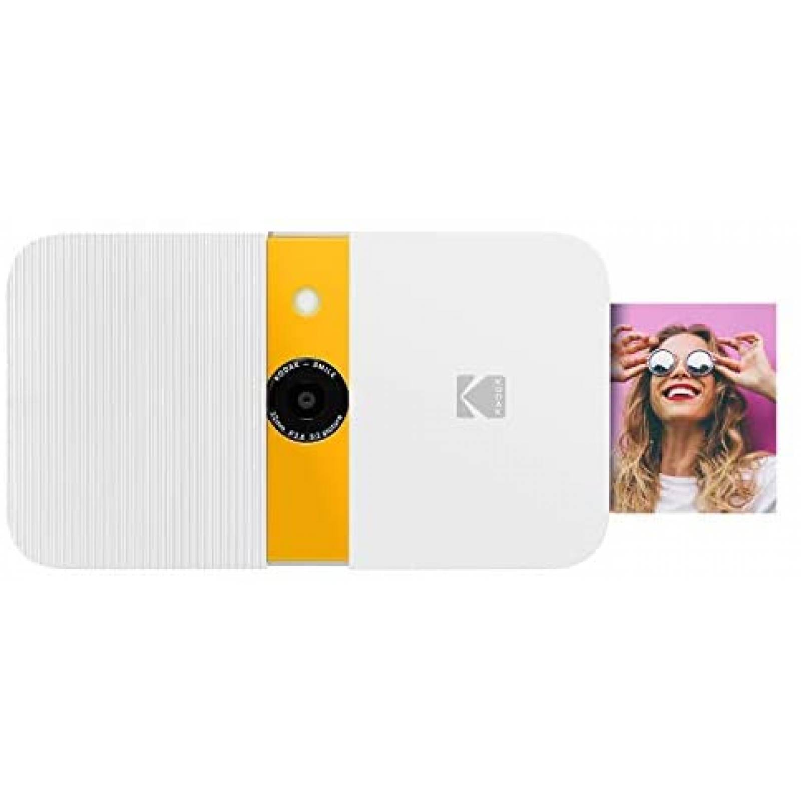 Cámara Instantánea Kodak Smile Digitl 10MP Papel Zink Blanco 