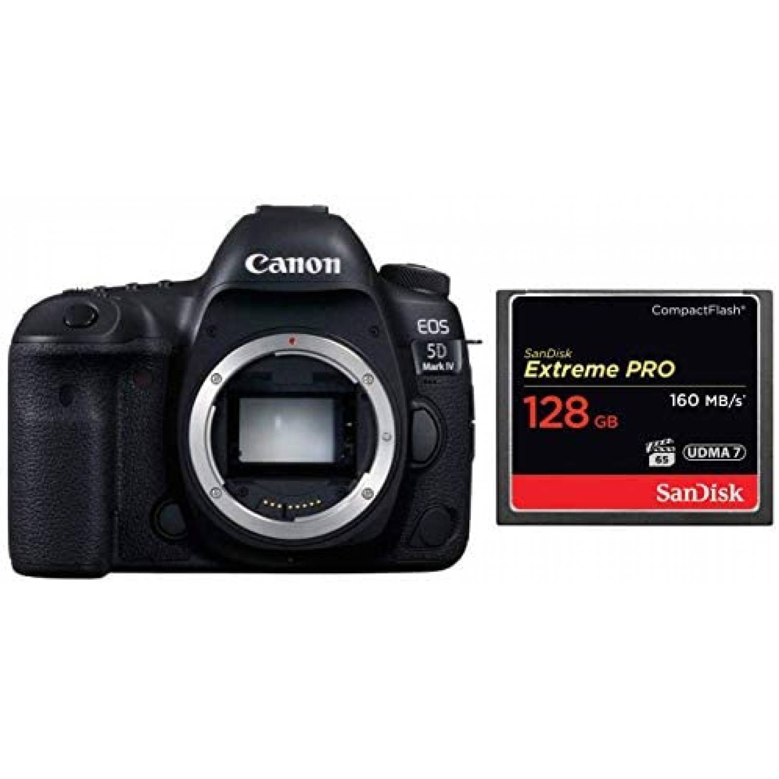 Cámara DSLR Canon EOS 5D Mark IV Memoria 128GB 7fps 30.4MPS 