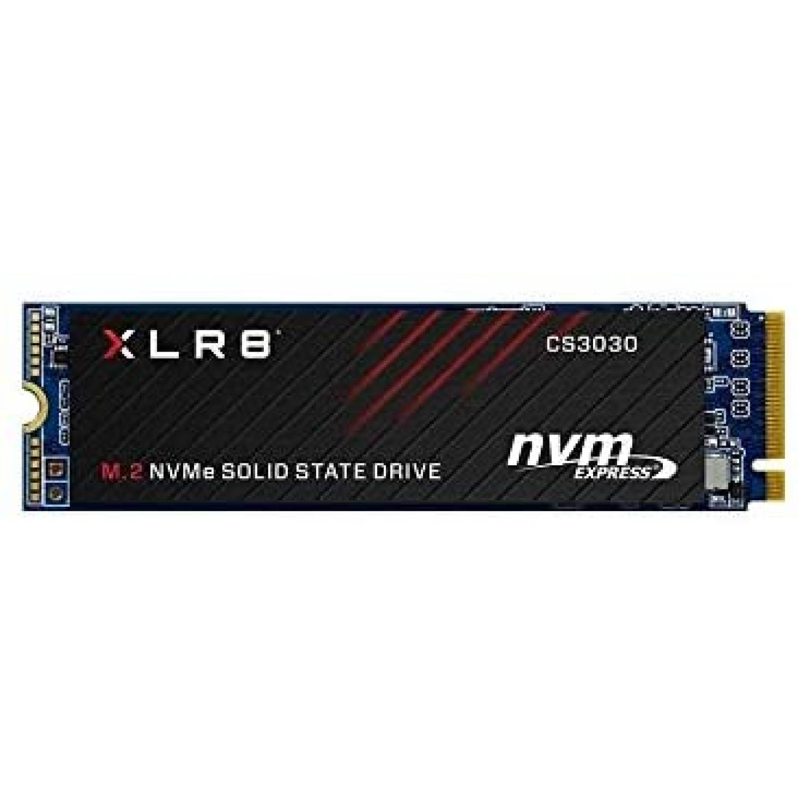 Disco Duro PNY XLR8 CS3030 1TB M.2 PCIe NVMe Gen3 -Negro 