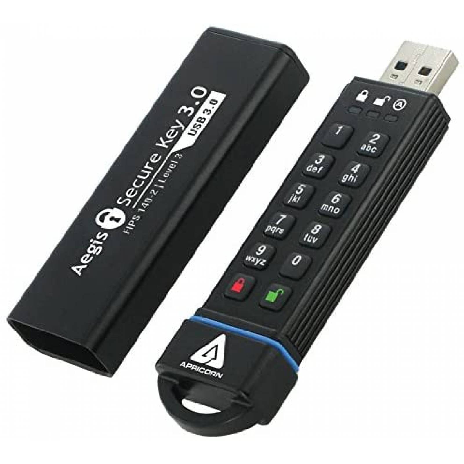 Unidad flash USB 3.0 Apricorn ASK3-120GB 256 bits de nivel 3 