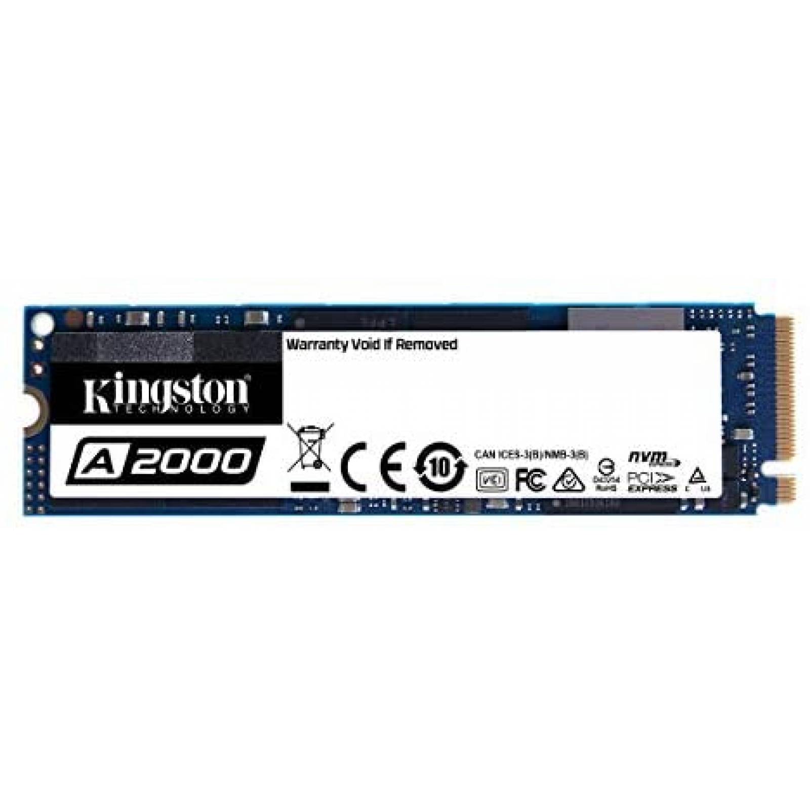 Tarjeta de Memoria Kingston A2000 2000MB/S 1TB -Azul 