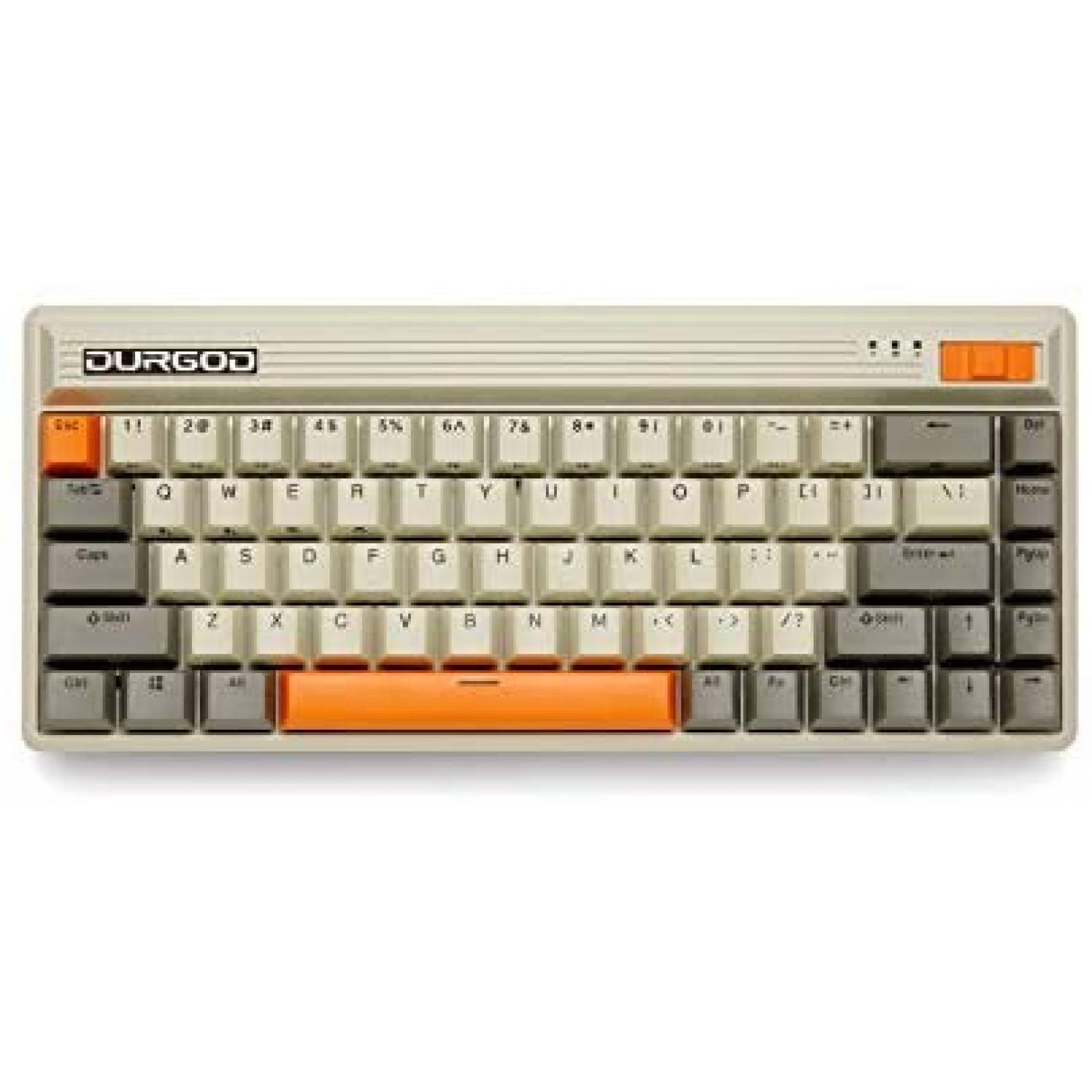 Teclado Durgod Mecánico Inalámbrico 2.4gHz Bluetooth 5.0