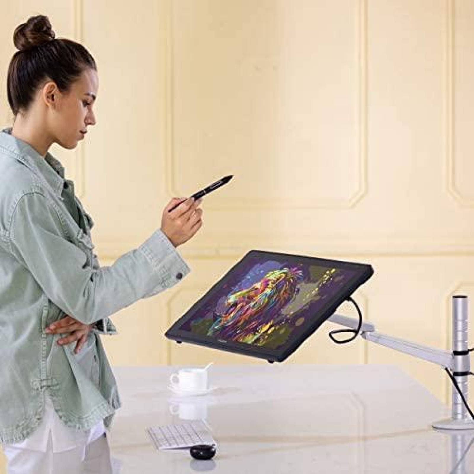 Monitor de Dibujo HUION GS2202 1920 x 1080 Mac y Windows