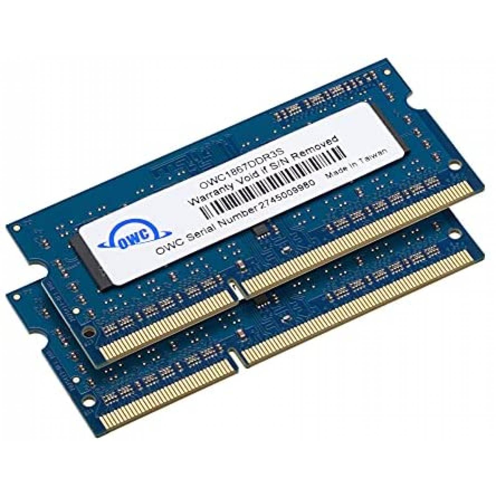 Memoria OWC 1867 MHZ DDR3 SO-DIMM PC3-14900 32GB -Azul