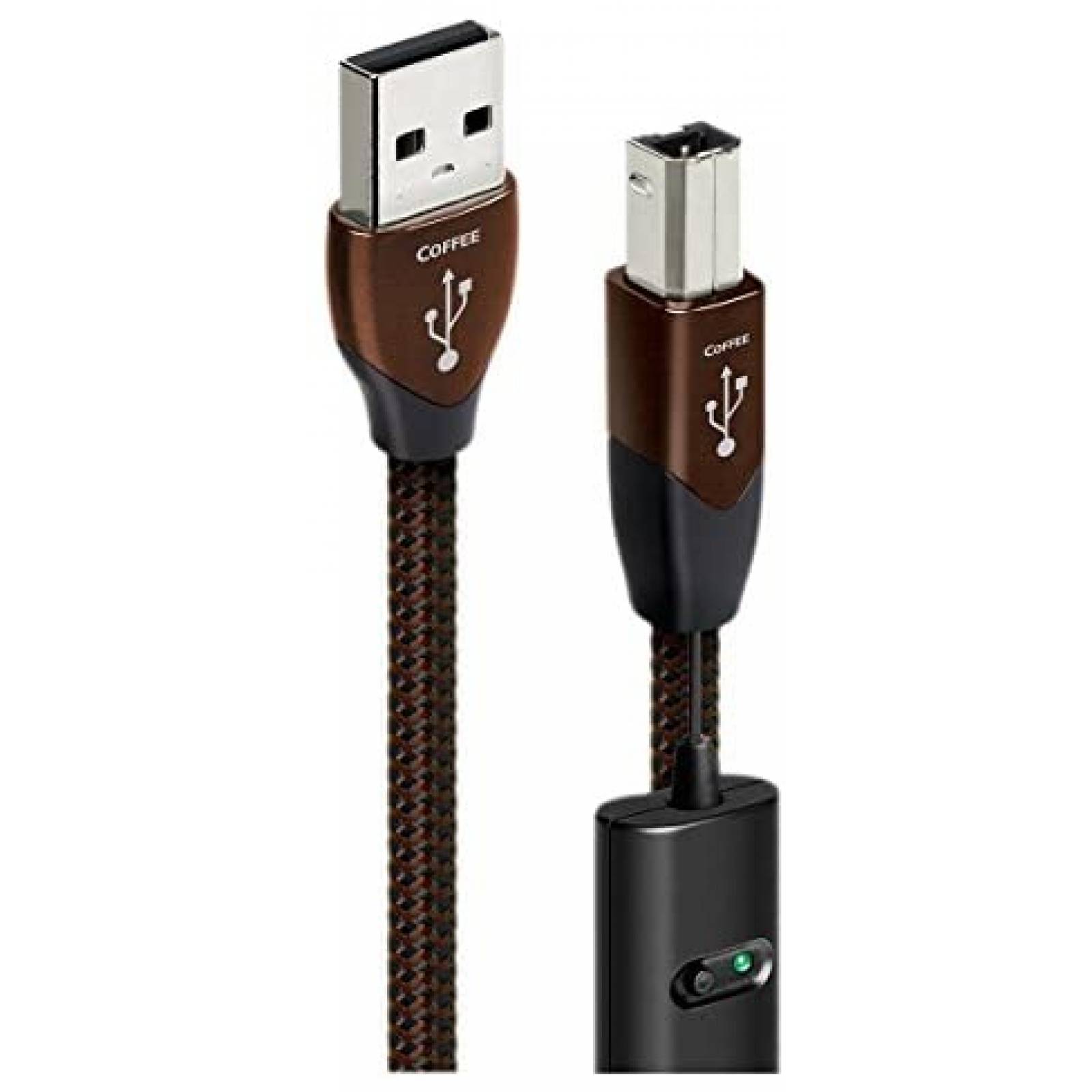 Cable USB AudioQuest Coffee 0.75 m USB A-USB B -Negro 