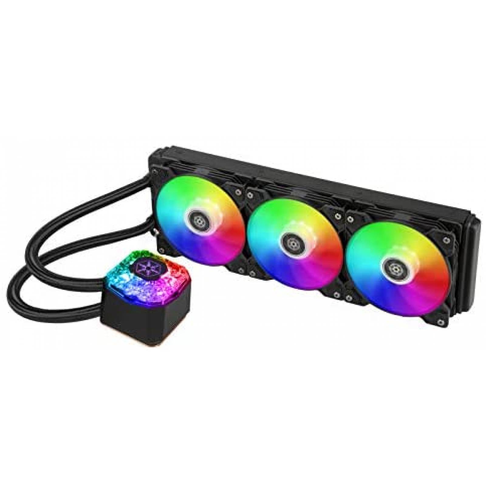 Enfriador Silverstone Technology IceGem 360 Corte diamante 