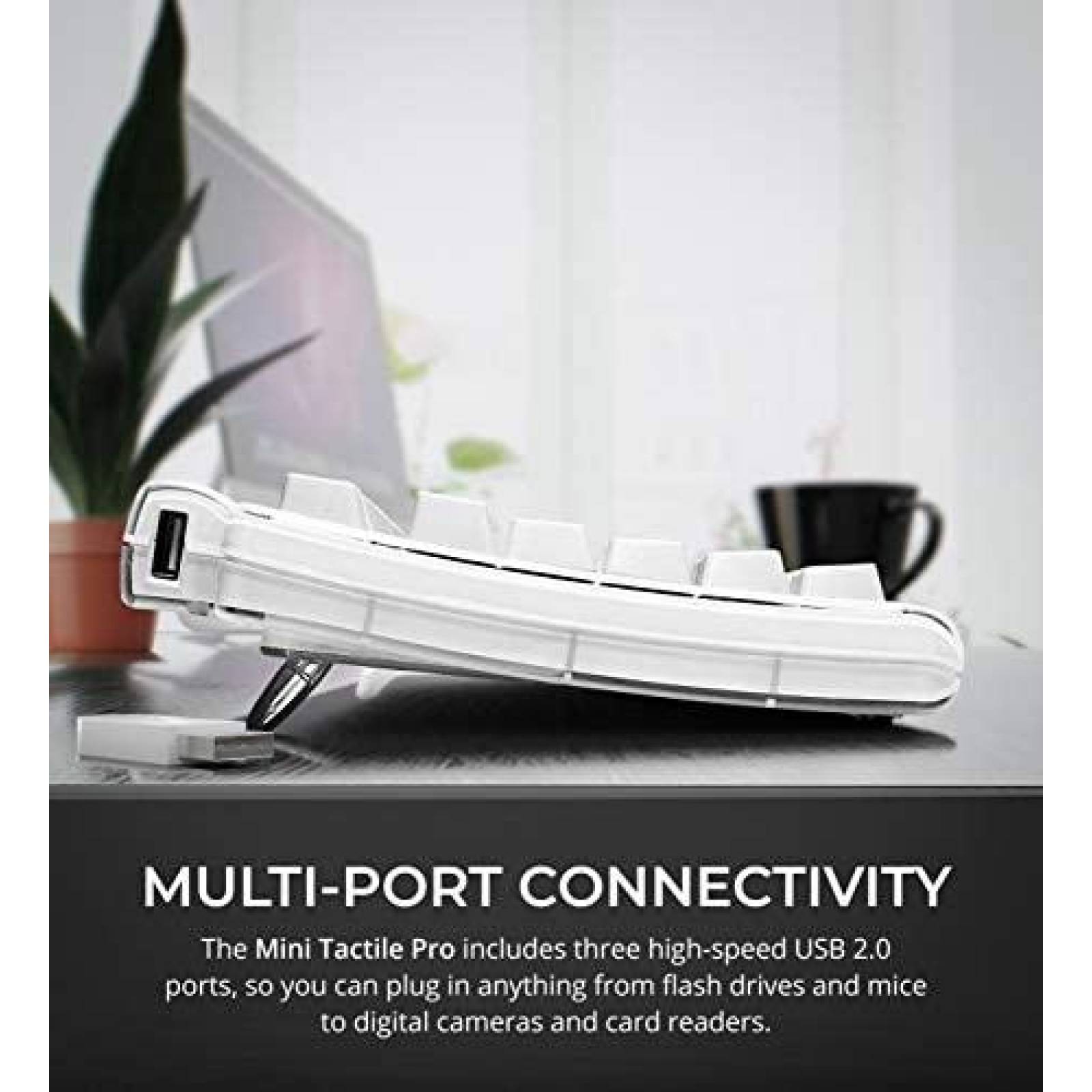 Teclado Matias FK303 USB Alambrico para Mac -Blanco