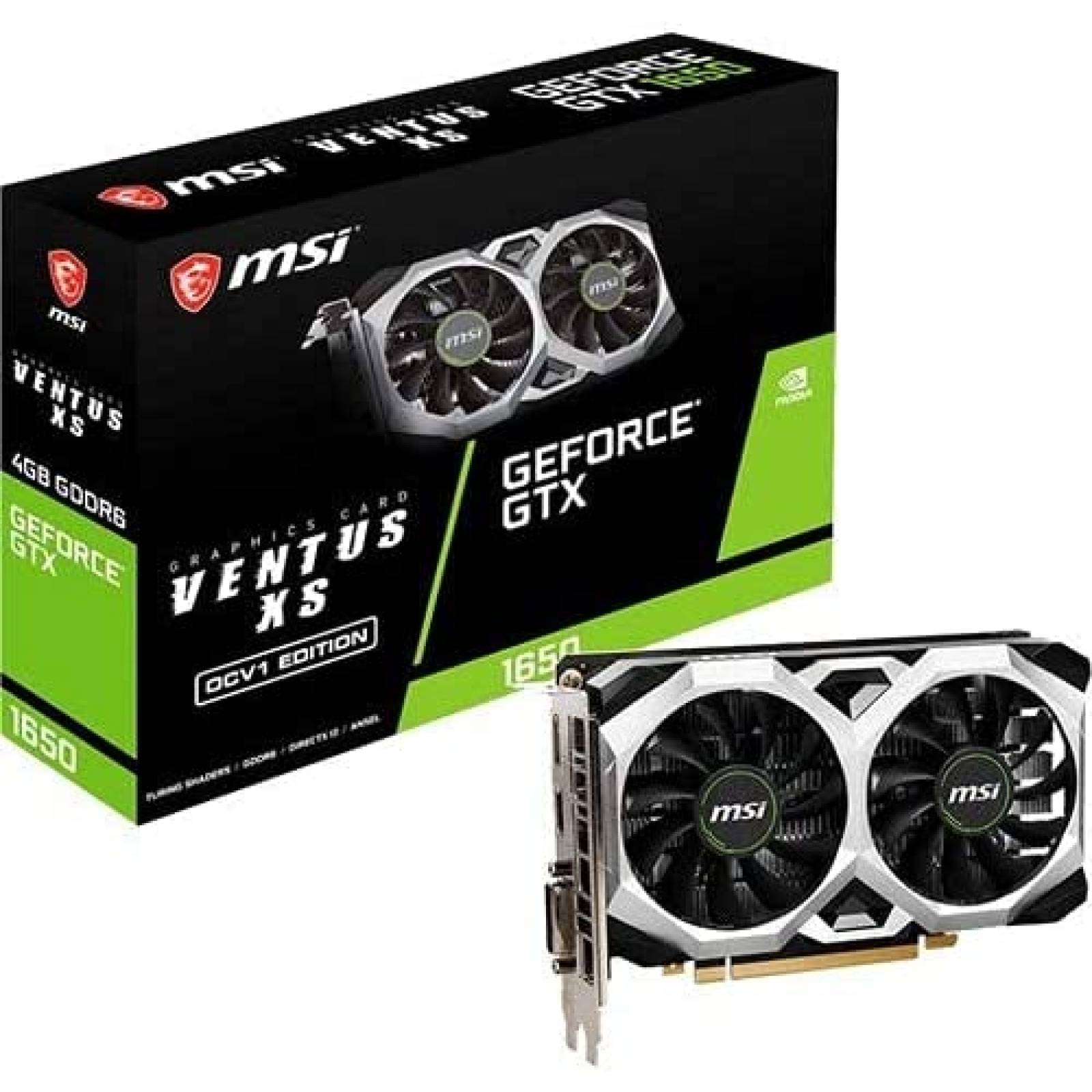 Tarjeta Grafica MSI GeForce GTX 1650 128Bit HDMI/DP/DVI 4GB 