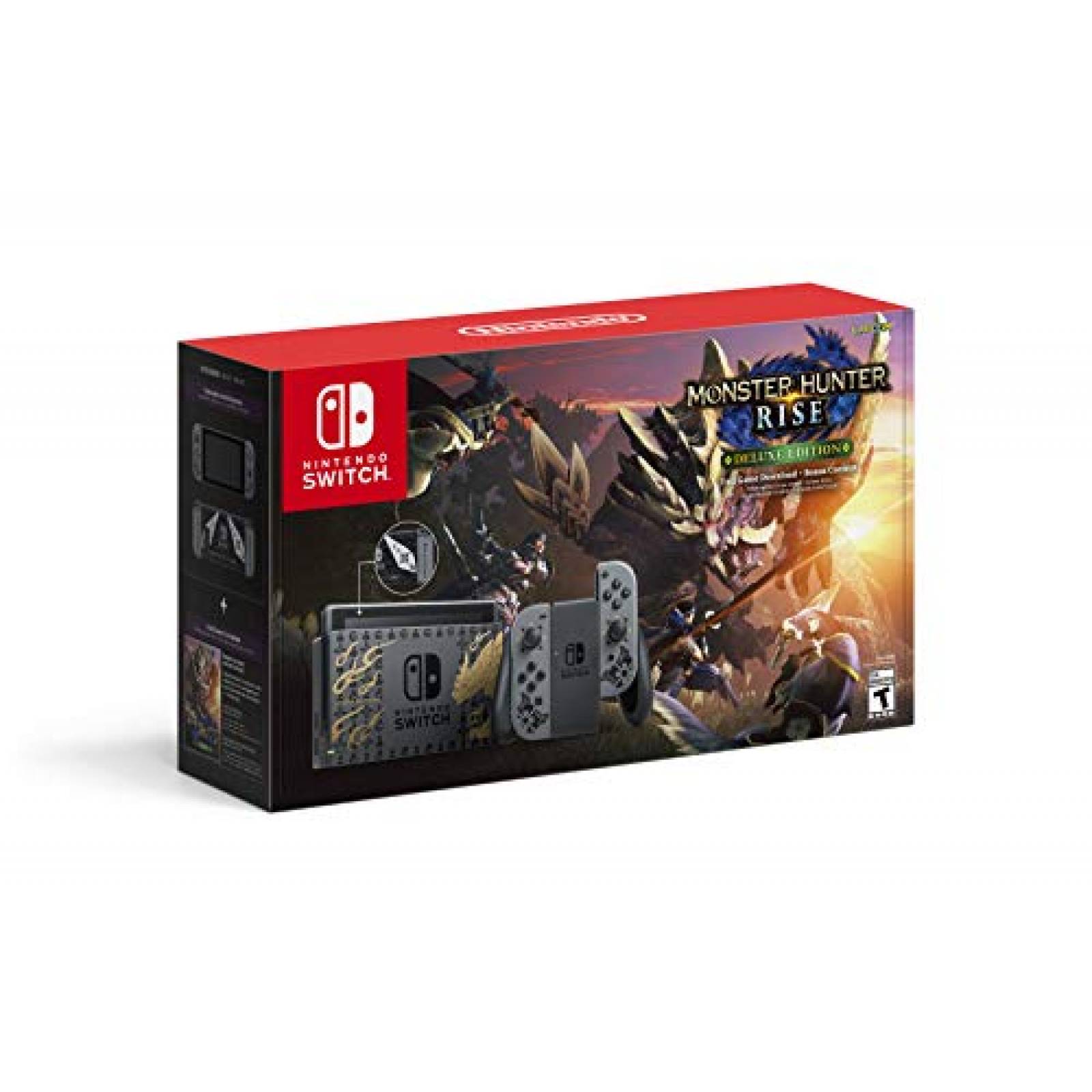 Consola Nintendo Switch Monster Hunter Rise Deluxe Edition 