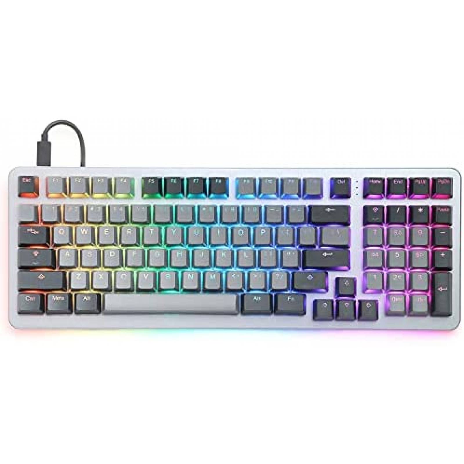 Teclado Drop Shift USB-C 99 Teclas de Aluminio -Gris 