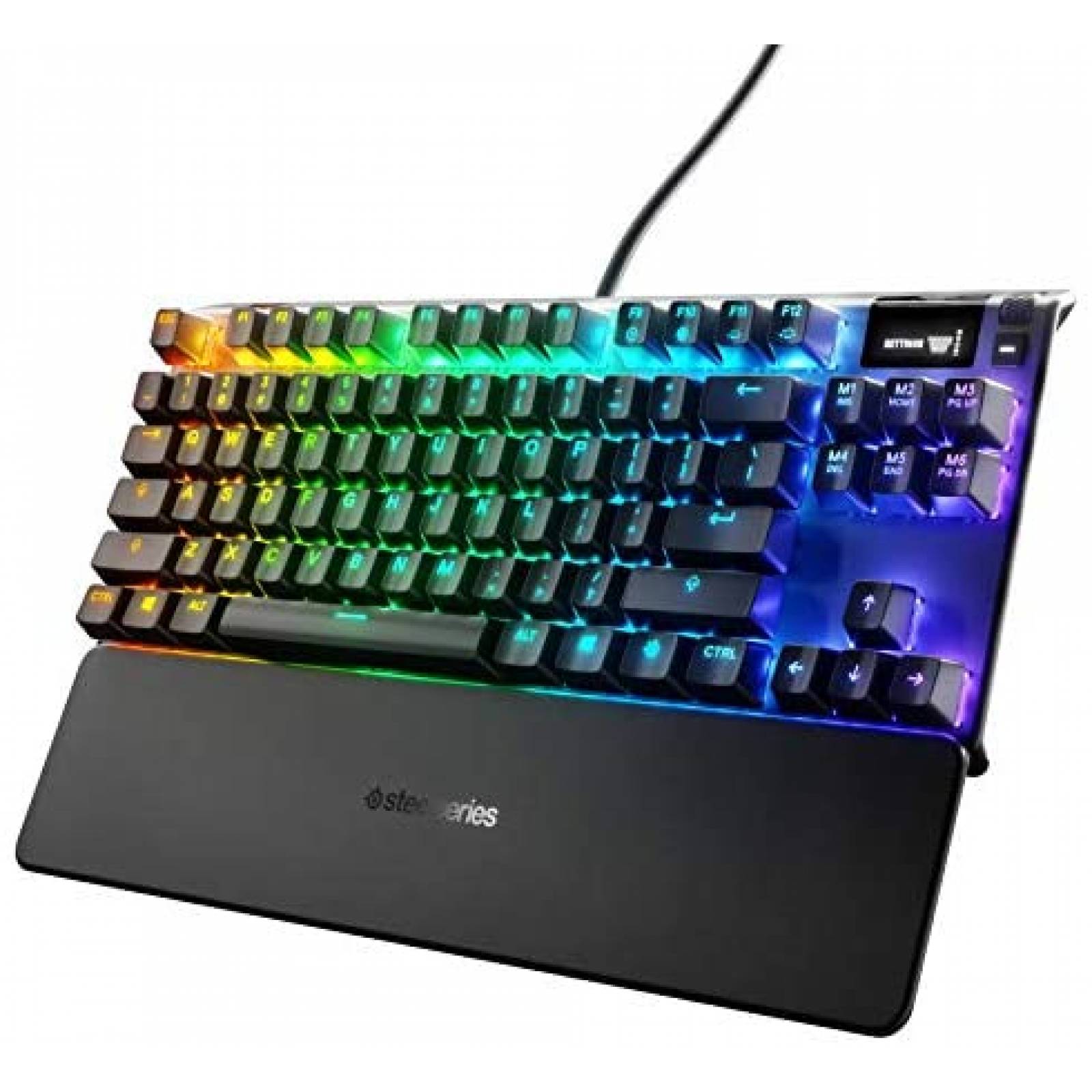 Teclado Gamer SteelSeries Apex Pro TKL RGB OLED USB -Negro 