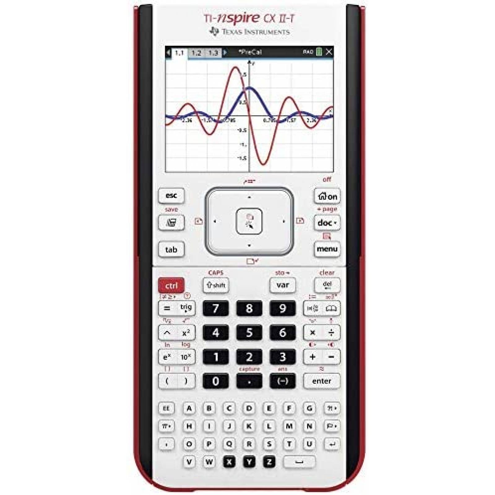Calculadora Texas Instruments Nspire Cx II-T 7.48x3.54x0.79" 