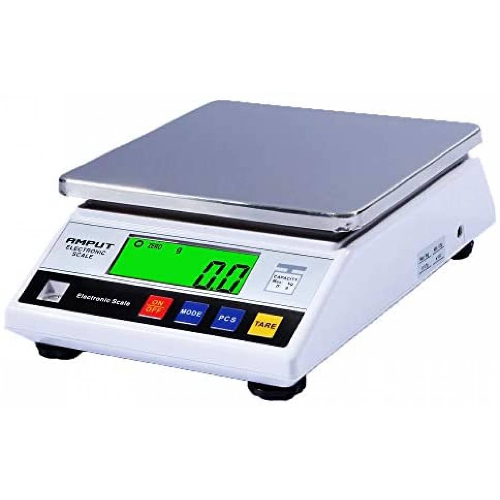 Báscula industrial RESHY 10kg digital laboratorio -Blanco 