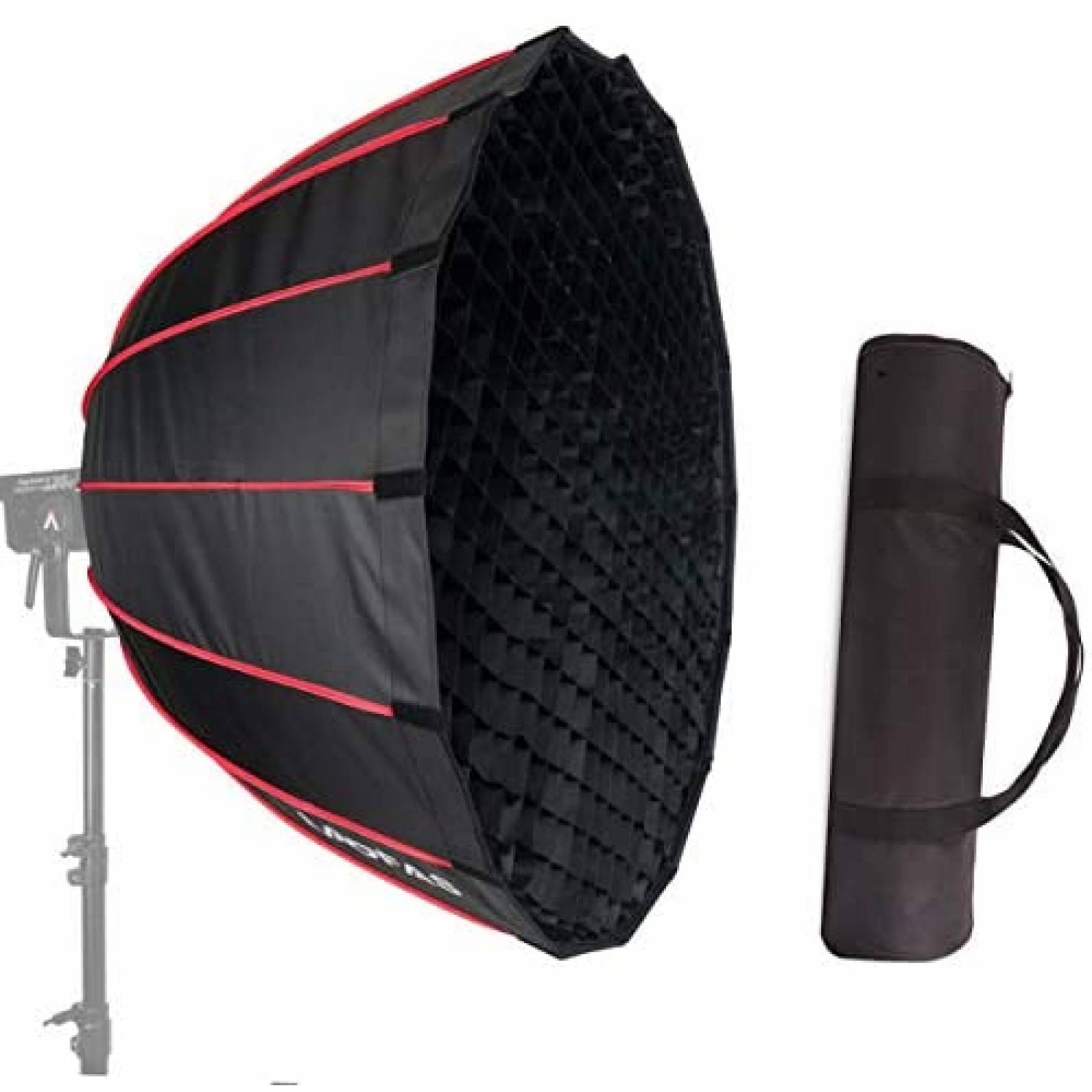 Softbox LAOFAS D90A Parabólico 90cm Para Luces Bowen -Negro