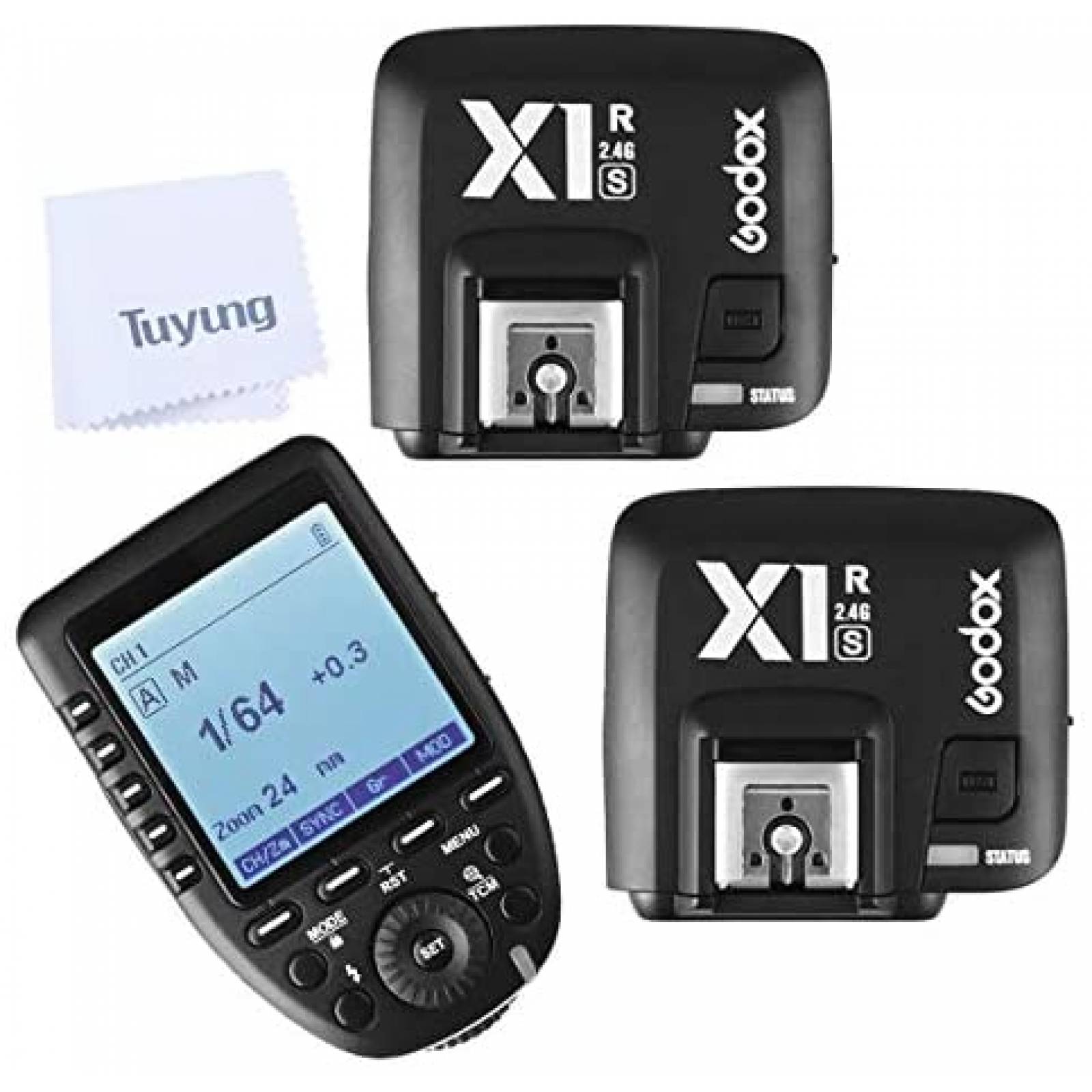 Control Disparo Godox XproS X1RS 1 Transmisor 2 Receptor 