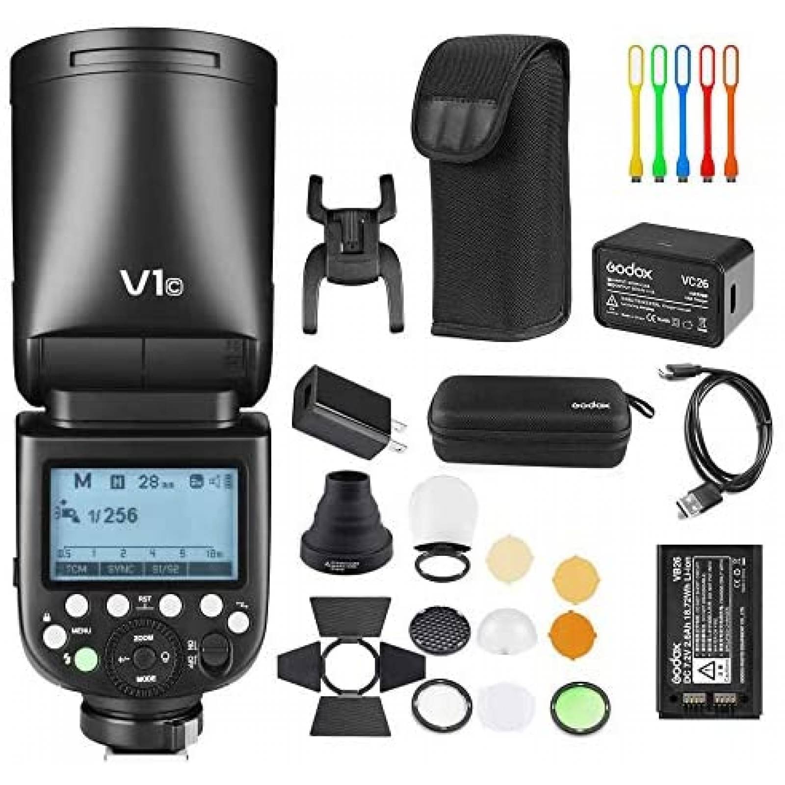 Kit de Fotografía Godox Flash+Accesorios 1/8000s 2600mAh 