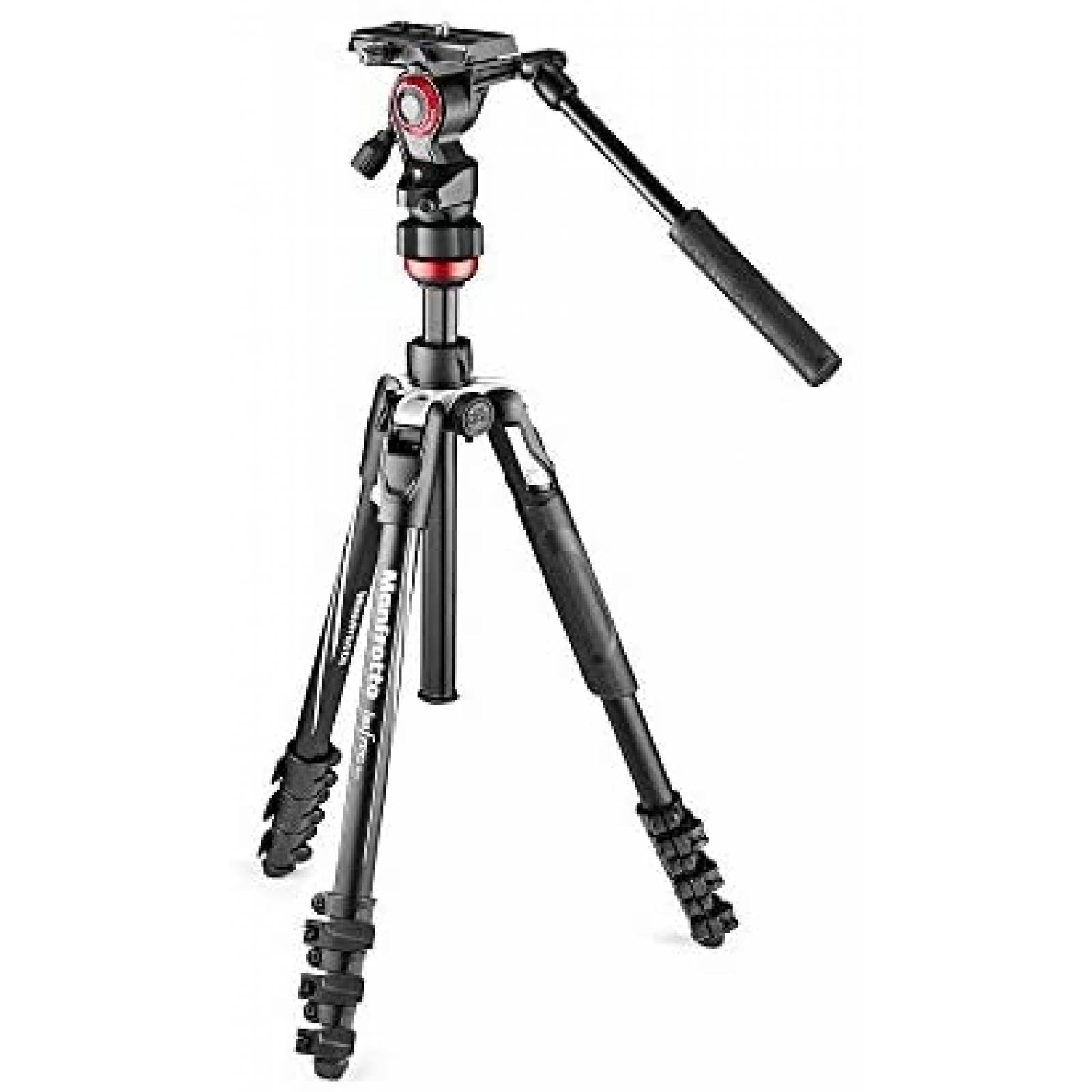 Tripie Manfrotto Befree Travel peso ligero de video -Negro