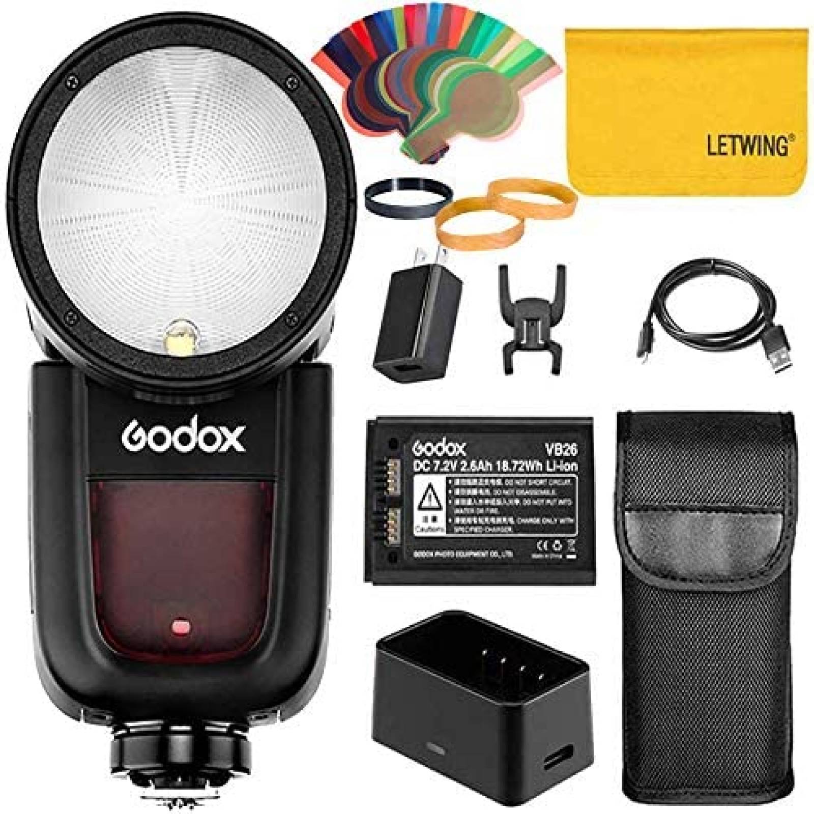 Kit de Fotografía Godox Lámpara + Accesorios -Negro 