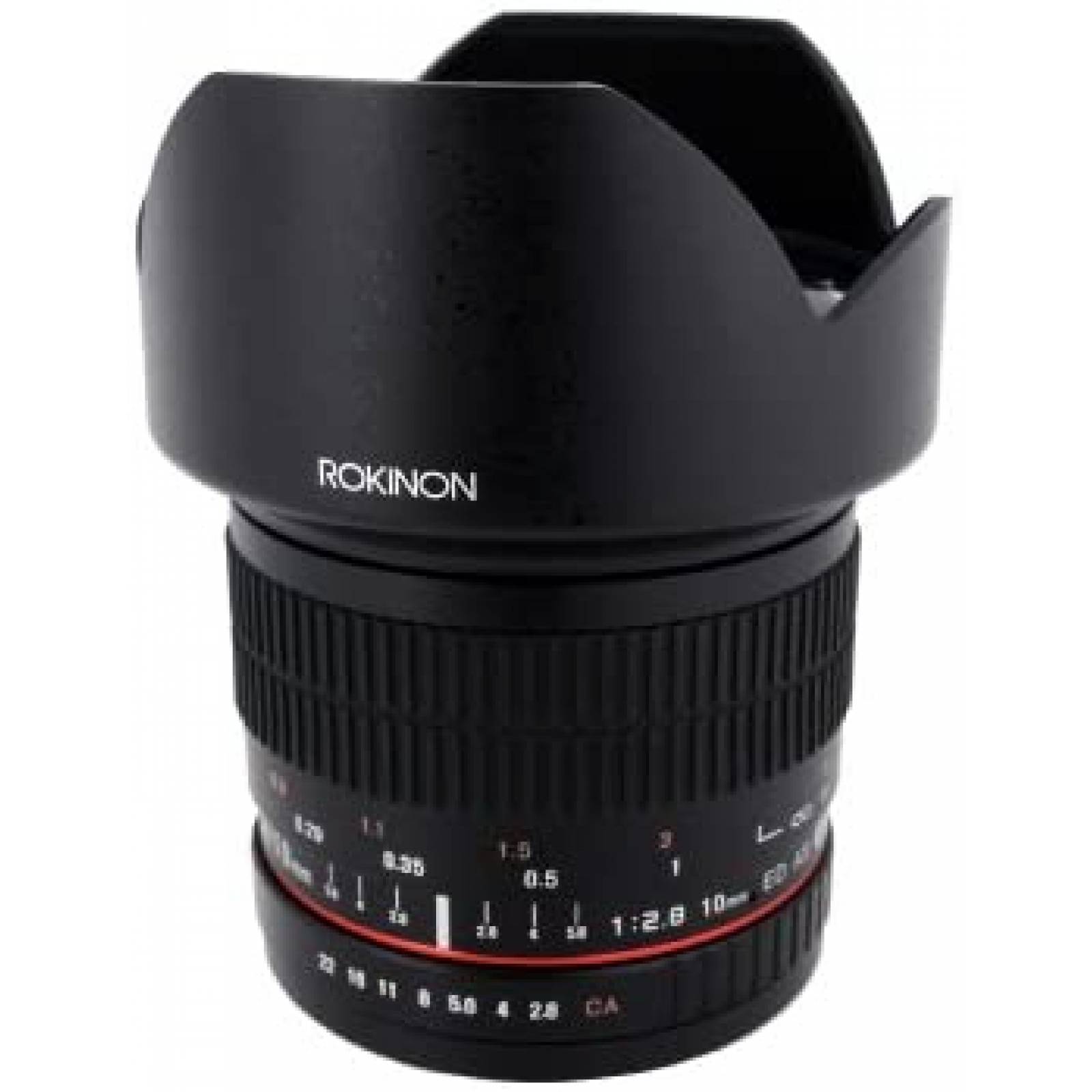 Lente Rokinon Ultra Ancho 10 mm F2.8 ED AS NCS CS para Canon 