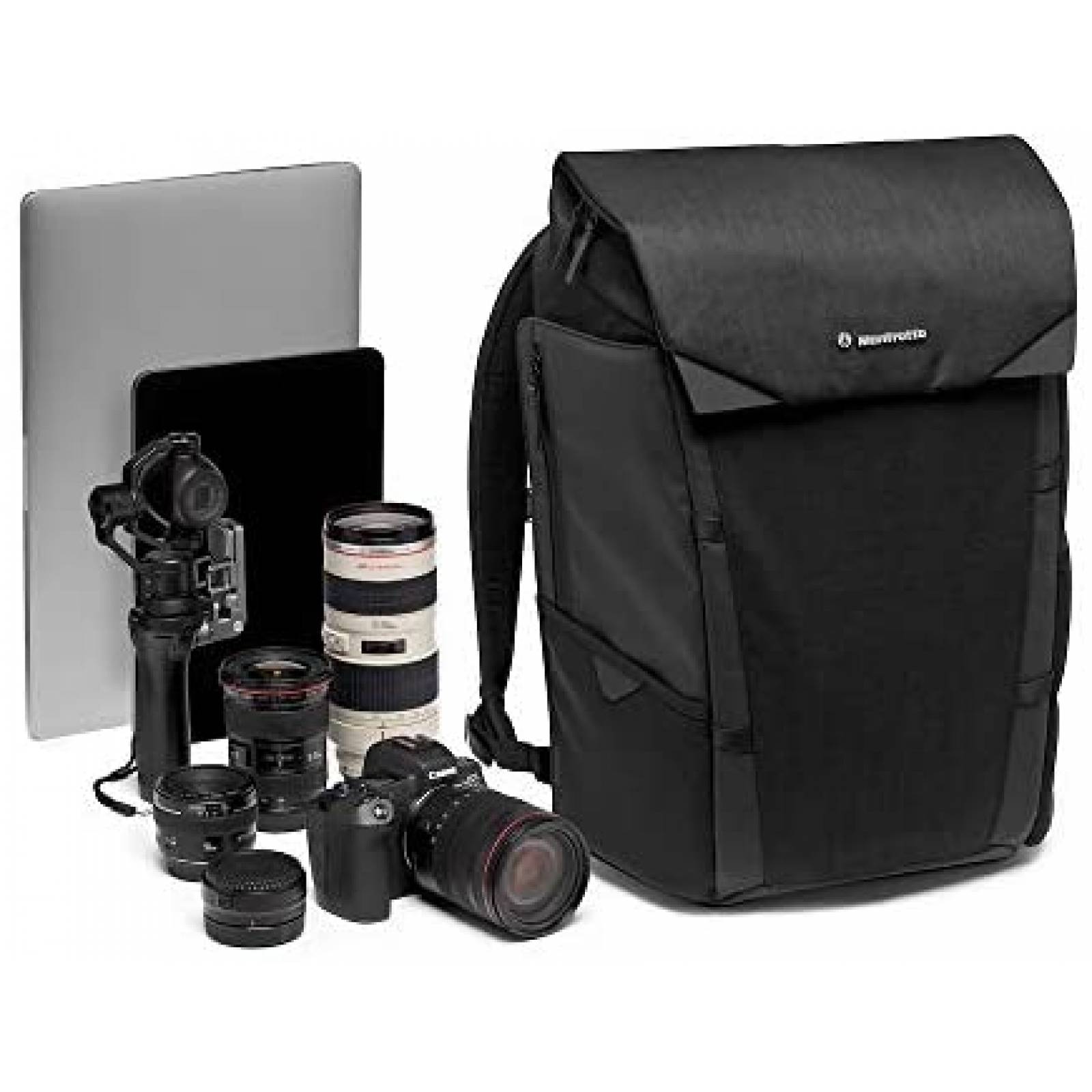 Mochila Manfrotto Compatible con Cámara y Accesorios -Negro 