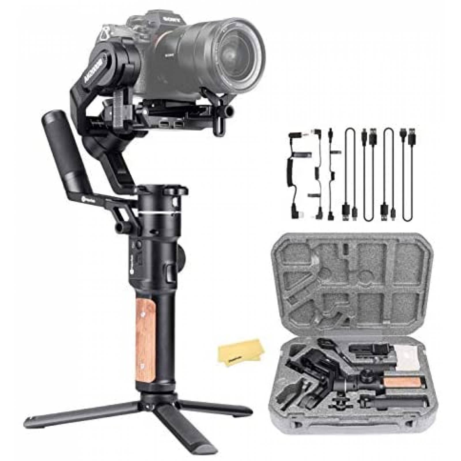 Estabilizador Feiyu AK2000 S de 3 Ejes Para Sony a9 -Negro 