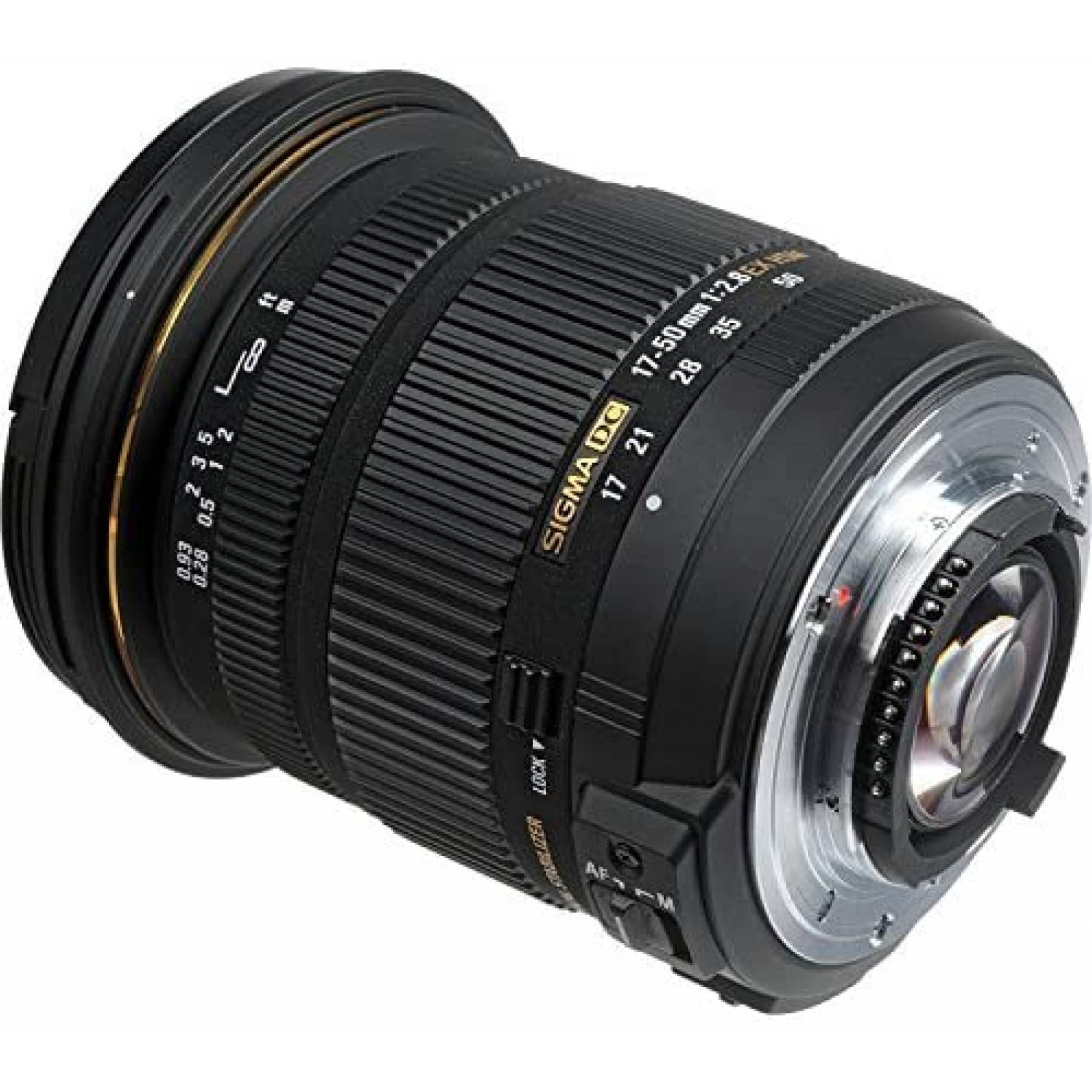 Lente para Cámara Sigma 17-50mm para Nikon DSLR -Negro 