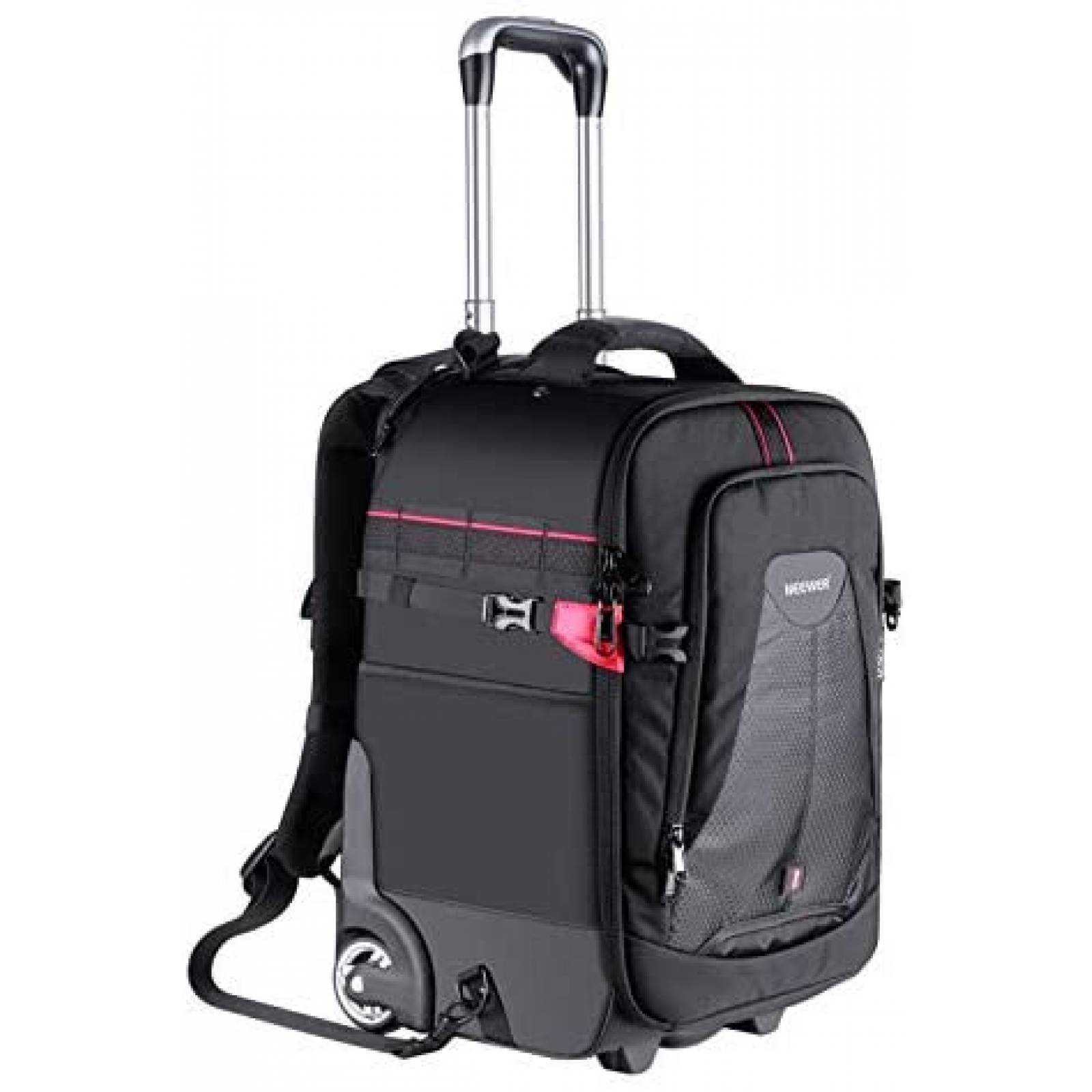 Mochila Neewer 2 en 1 con Ruedas COnvertible -Negro 