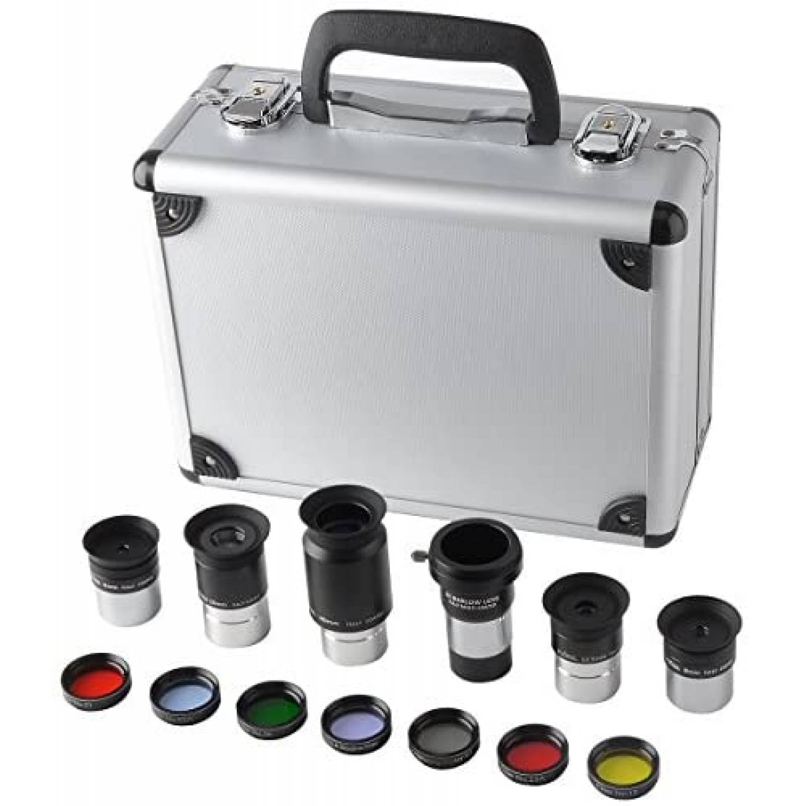 Kit de Telescopio Gosky 5 Lentes y 7 Filtros -Plateado 