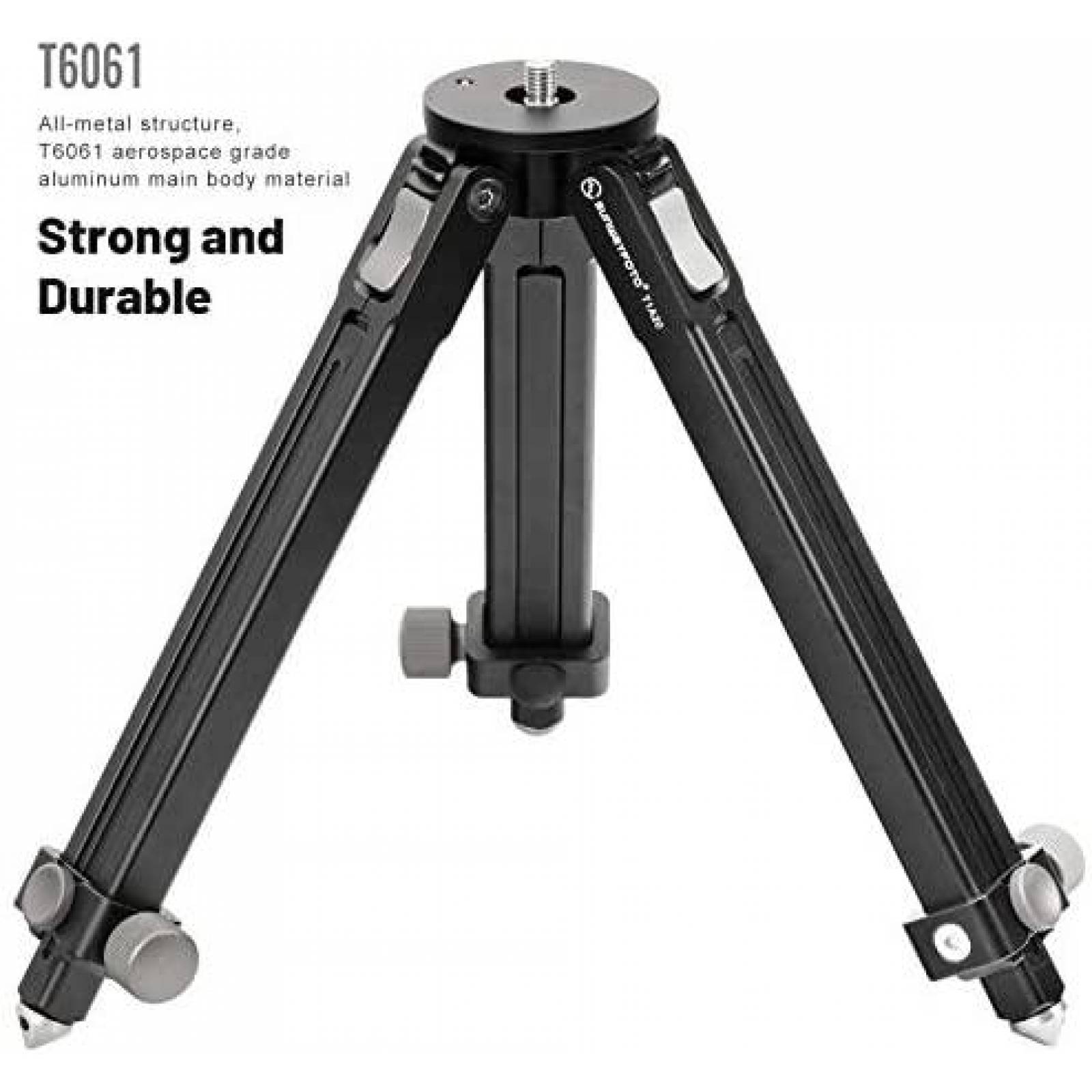 Tripode SUNWAYFOTO T1A20 2 Secciones Capacidad 25kg 46cm