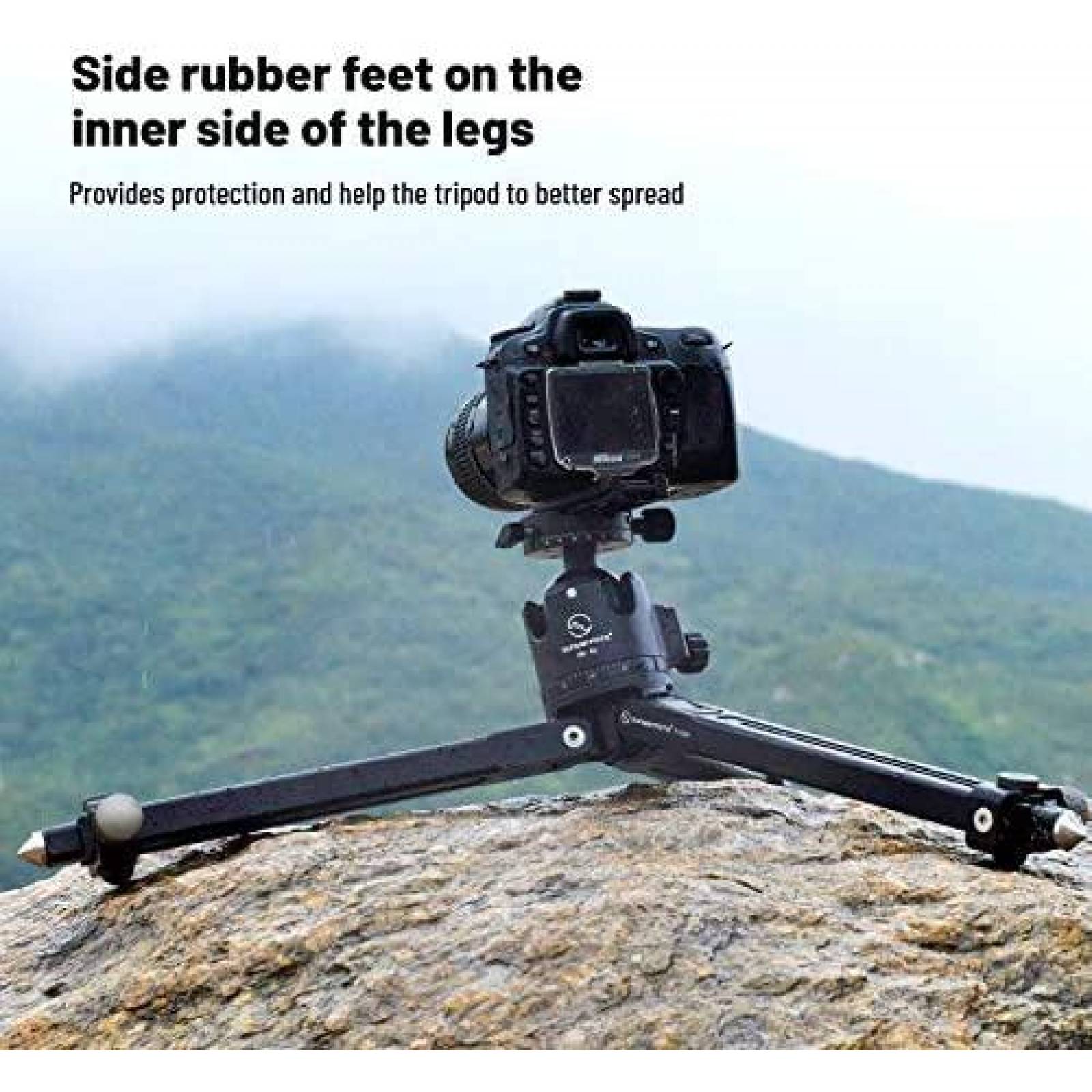 Tripode SUNWAYFOTO T1A20 2 Secciones Capacidad 25kg 46cm