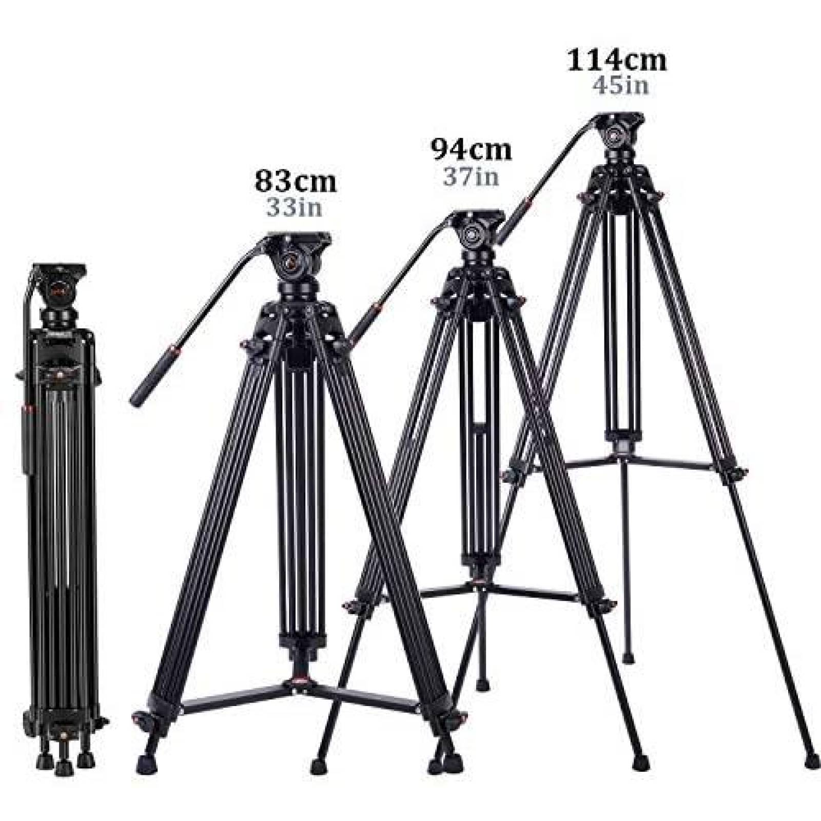 Tripie para Camara Profesional COMAN KX3636 74'' -Negro