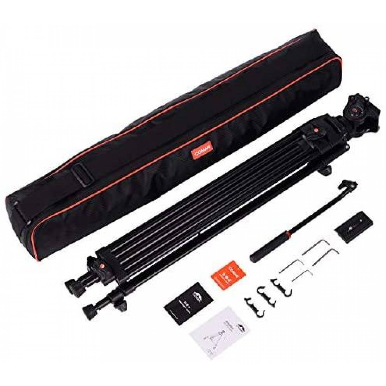 Tripie para Camara Profesional COMAN KX3636 74'' -Negro