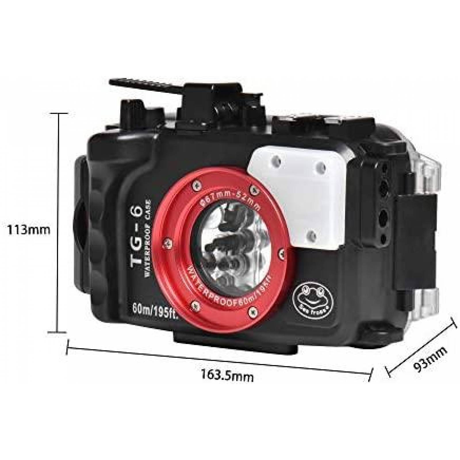 Carcasa Seafrogs WPC-TG6 Impermeable De Camara Olympus TG-6