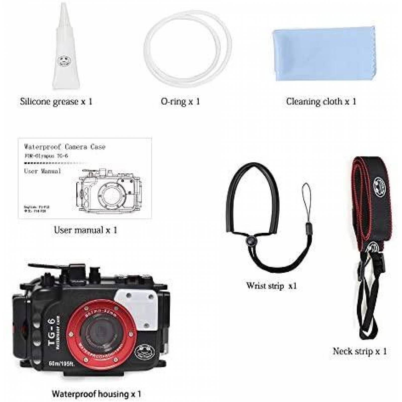 Carcasa Seafrogs WPC-TG6 Impermeable De Camara Olympus TG-6