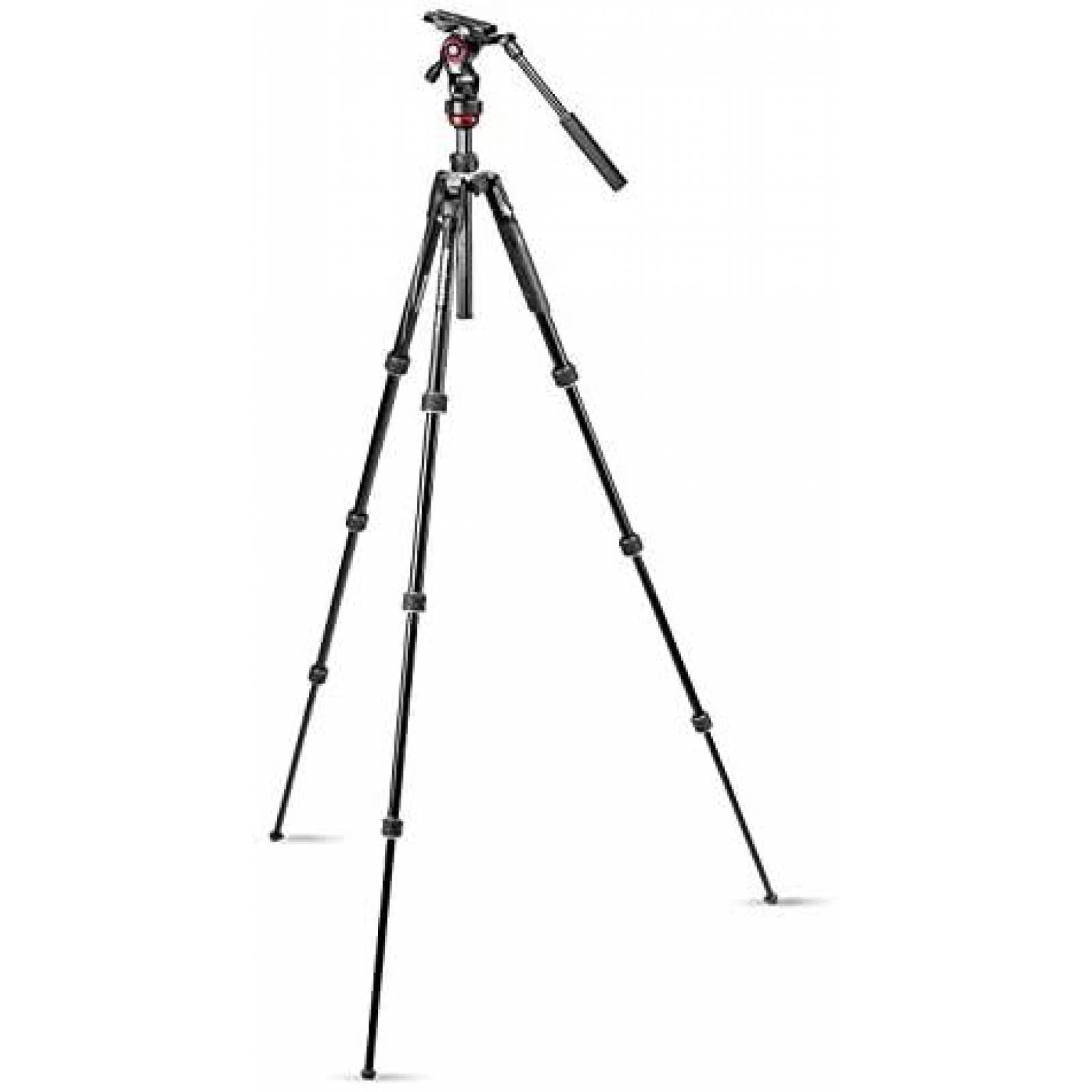 Tripie Manfrotto MVKBFRT-LIVEUS de Aluminio -Negro