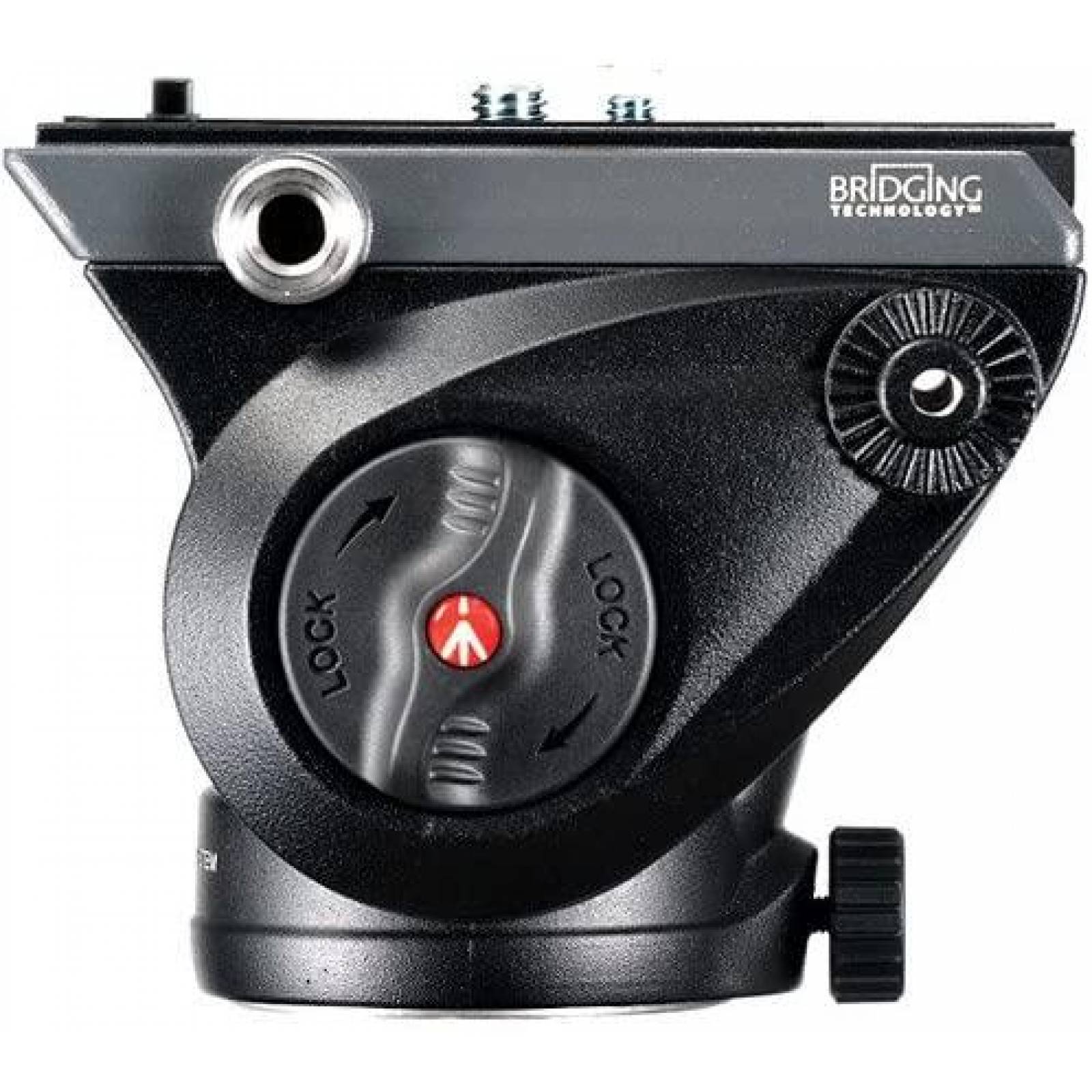 Tripie Manfrotto Hecho de Aluminio+Base para Camara -Negro