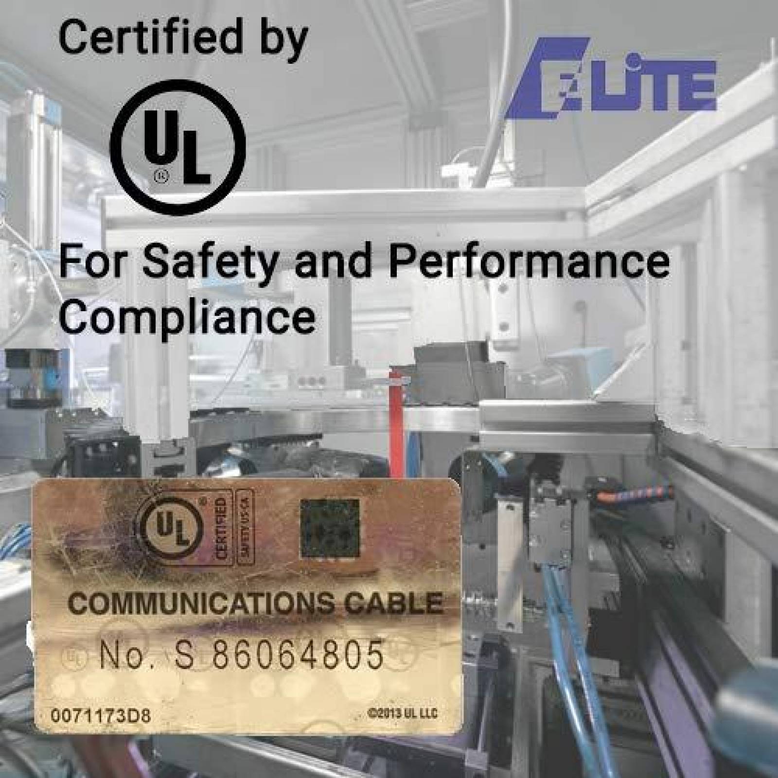 Cable Ethernet Elite CAT7A 1000ft 23AWG 1000MHz -Azul