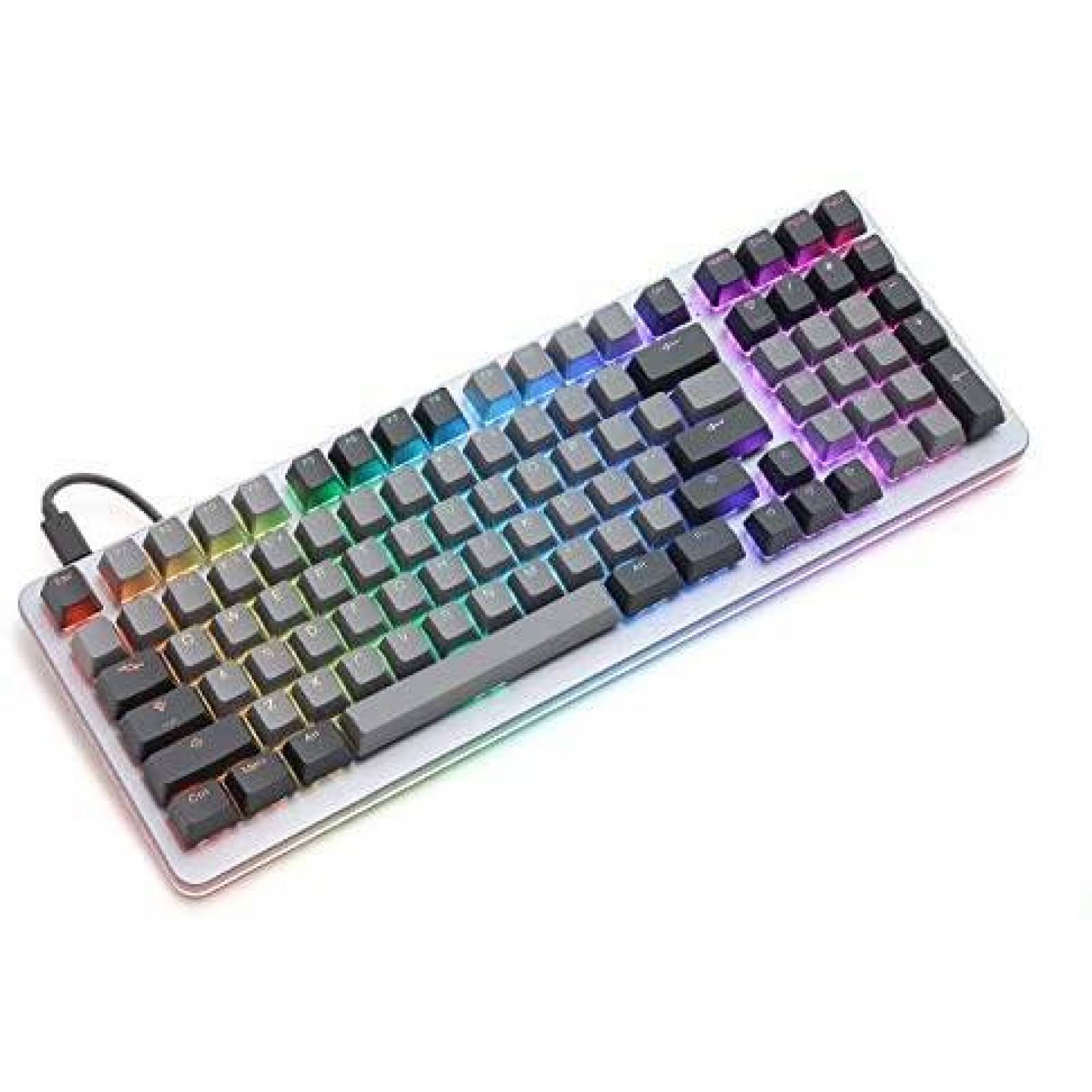 Teclado Drop Shift 99 Teclas USB-C de Aluminio -Blanco