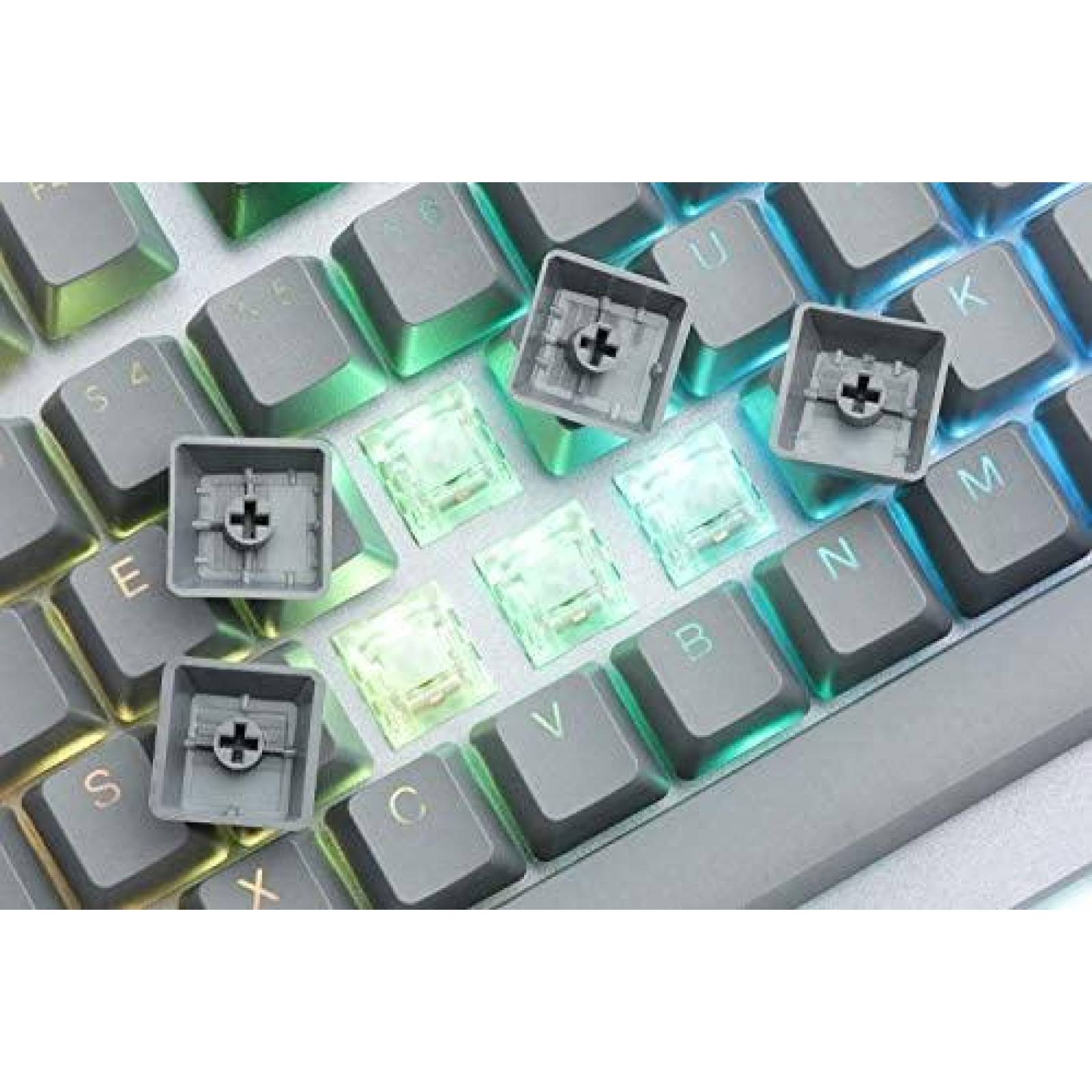 Teclado Drop Shift 99 Teclas USB-C de Aluminio -Blanco