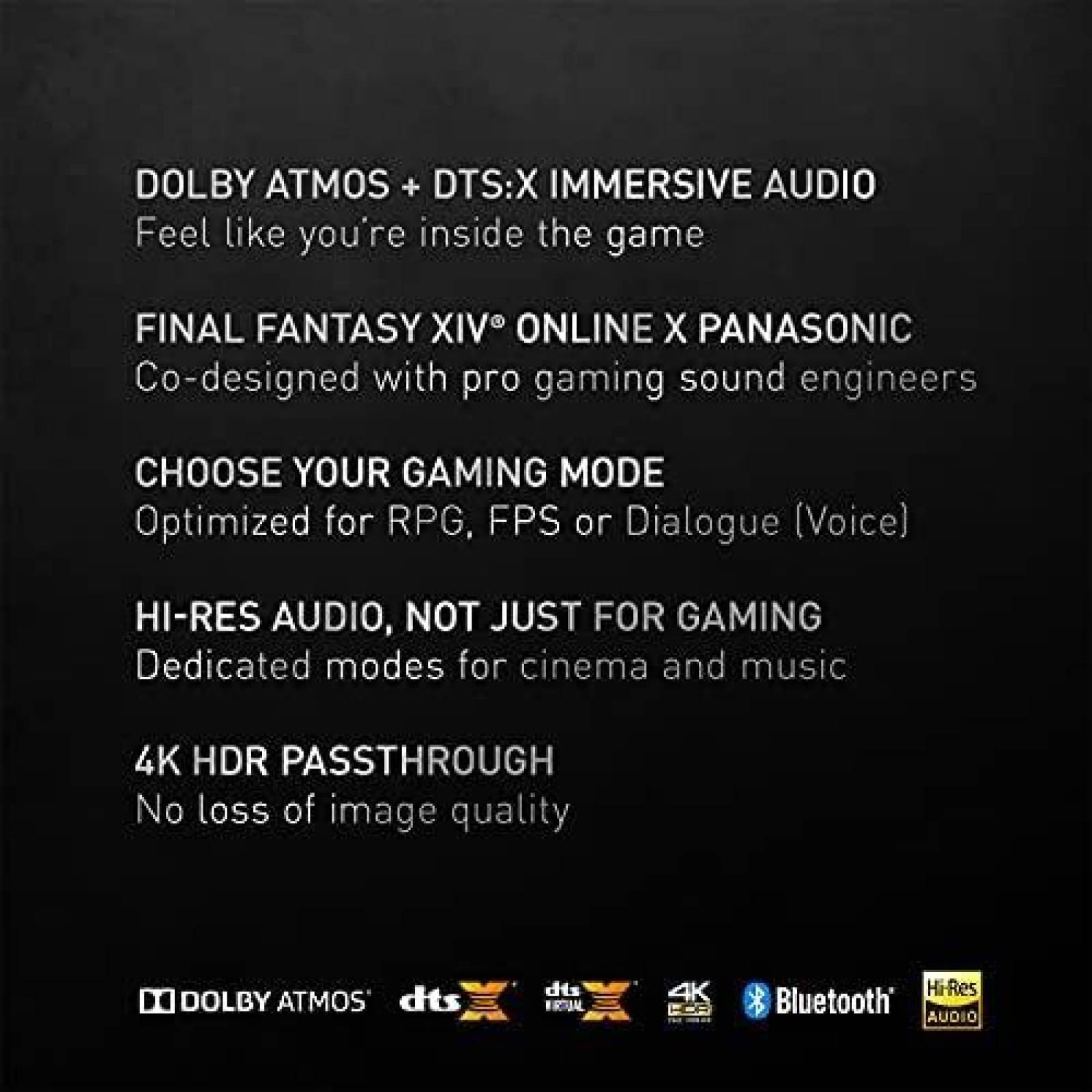 Altavoces PC Panasonic SoundSlayer Sonido envolvente -Negro