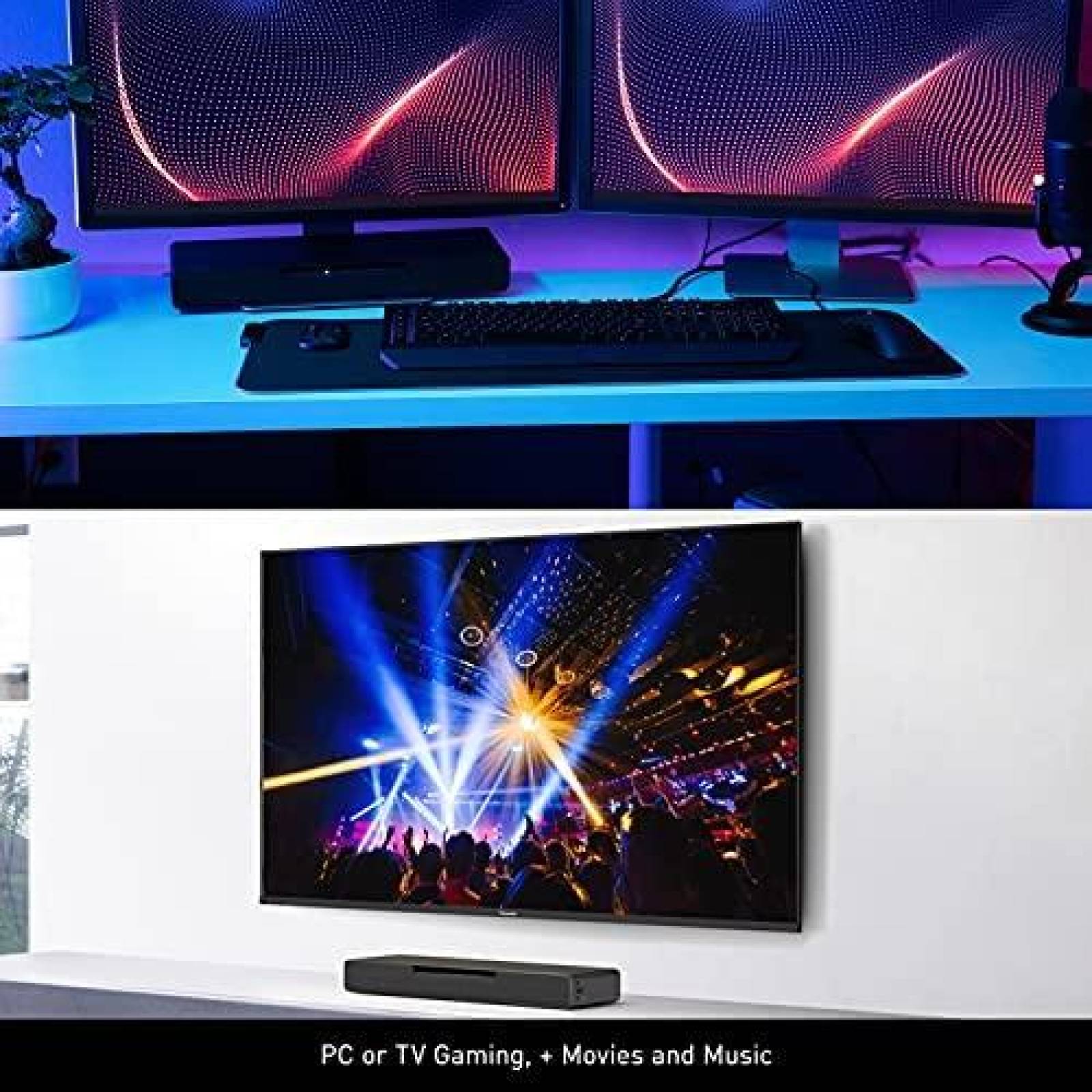 Altavoces PC Panasonic SoundSlayer Sonido envolvente -Negro