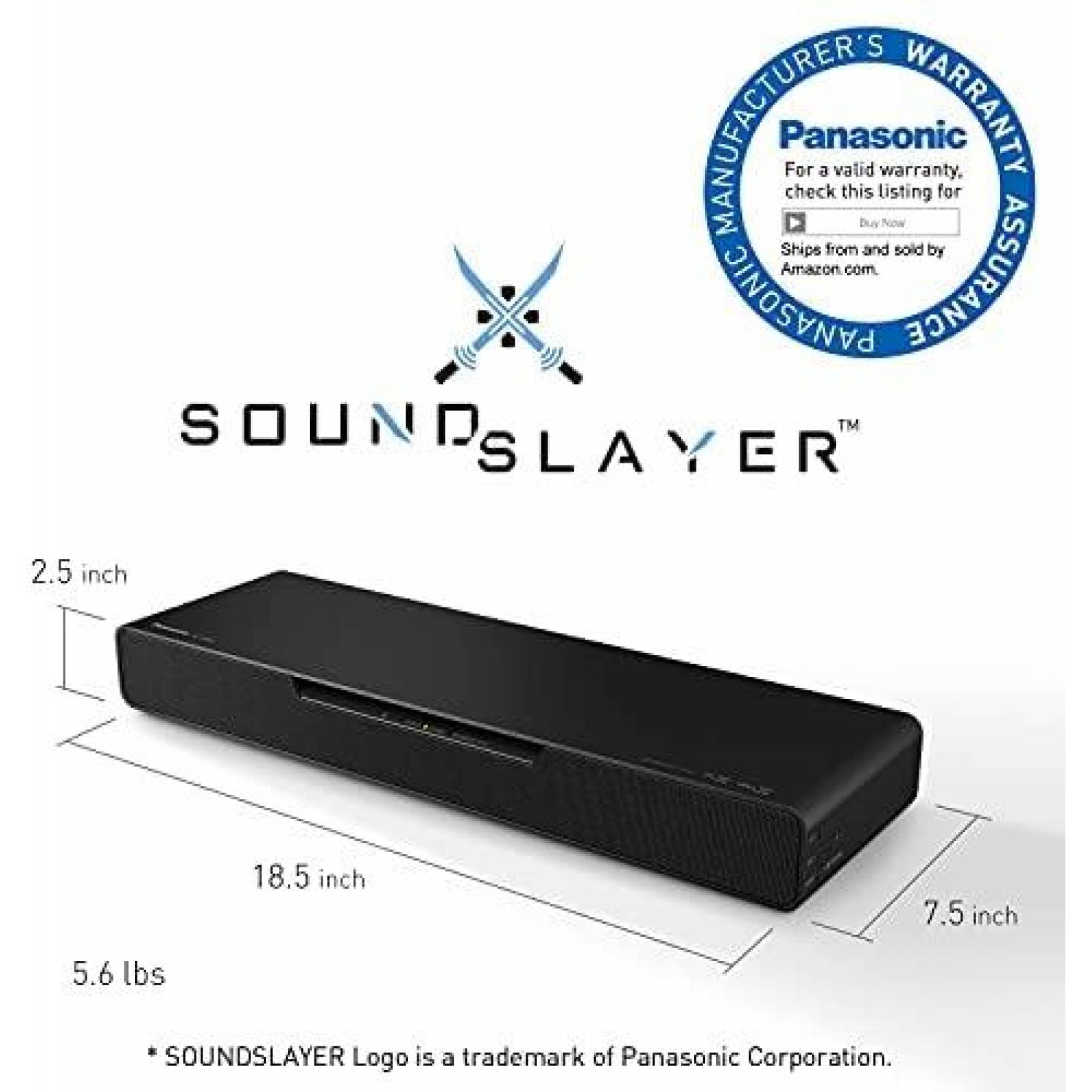 Altavoces PC Panasonic SoundSlayer Sonido envolvente -Negro