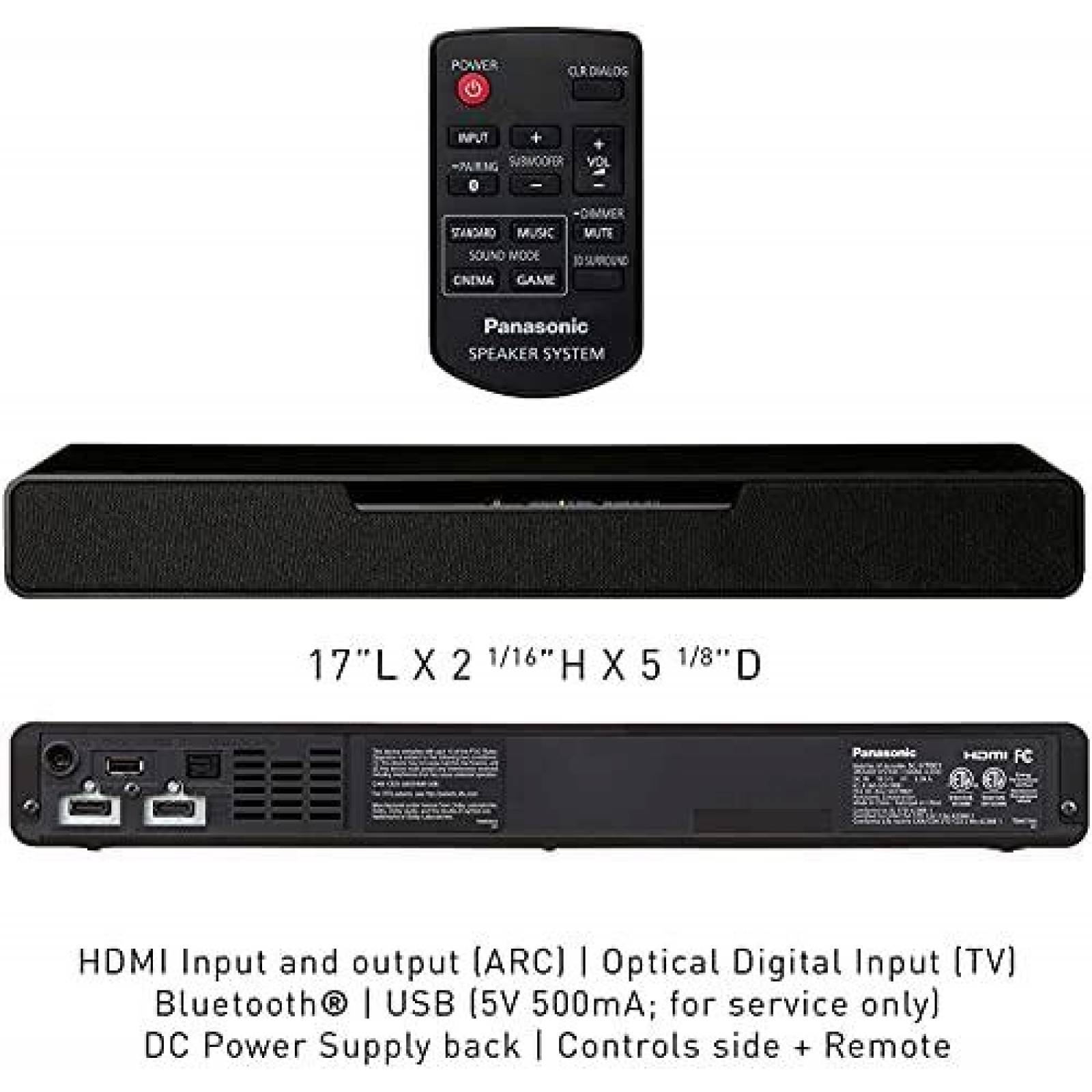 Altavoces PC Panasonic SoundSlayer Sonido envolvente -Negro