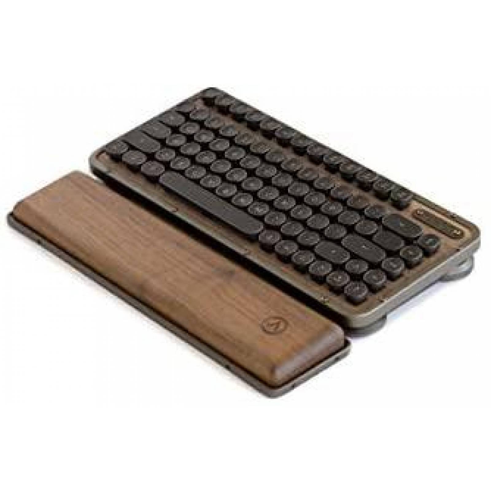 Teclado Azio Retro Compacto Mecanico Versatil -Cafe