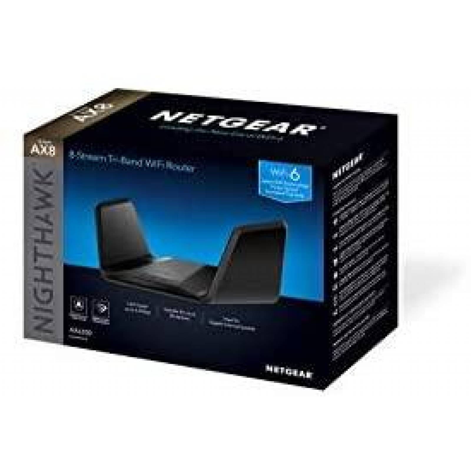 Router Netgear AX6200 Windos Mac Linux y UNIX -Negro
