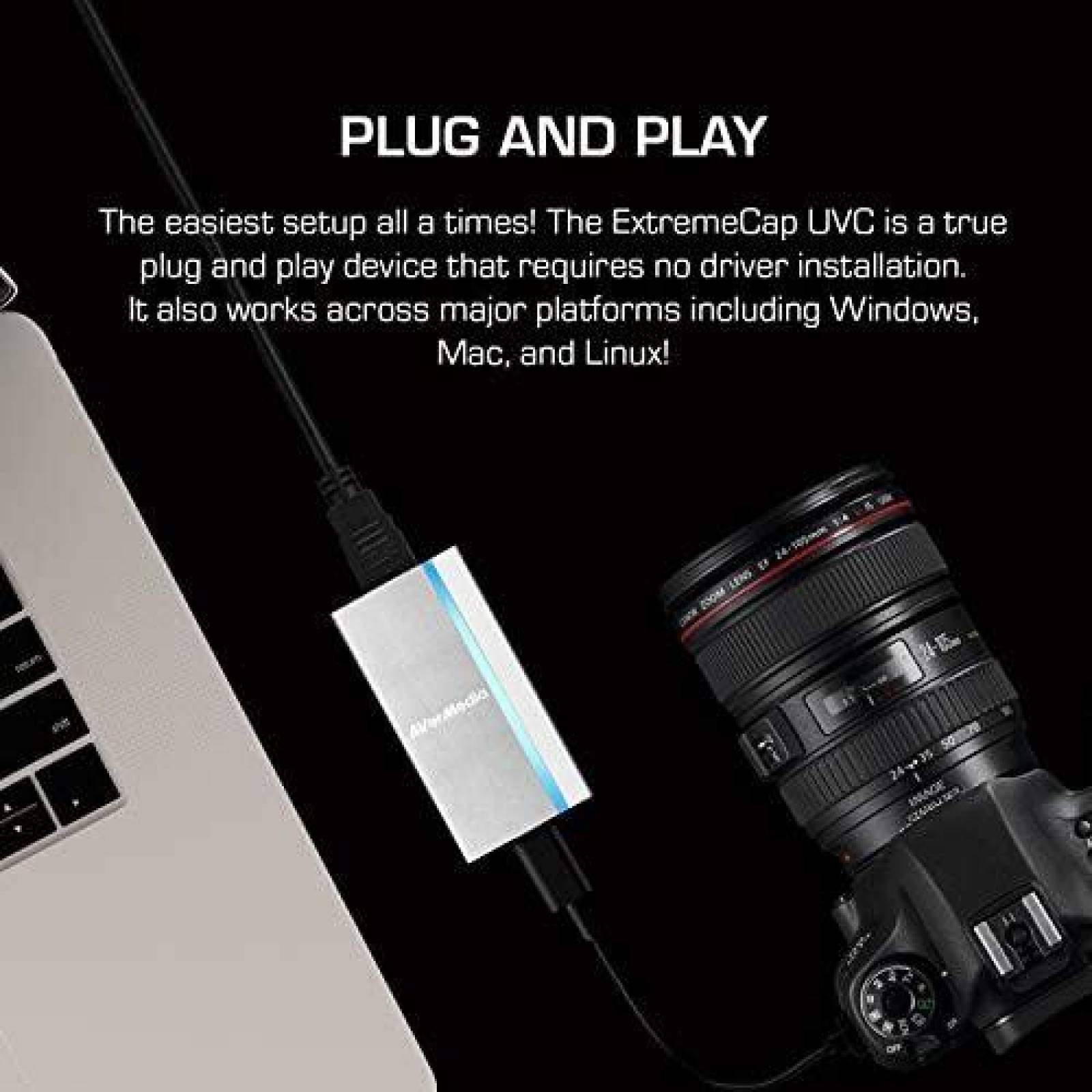 Tarjeta de Captura AVerMedia Extreme Cap UVC HDMI a USB 3.0